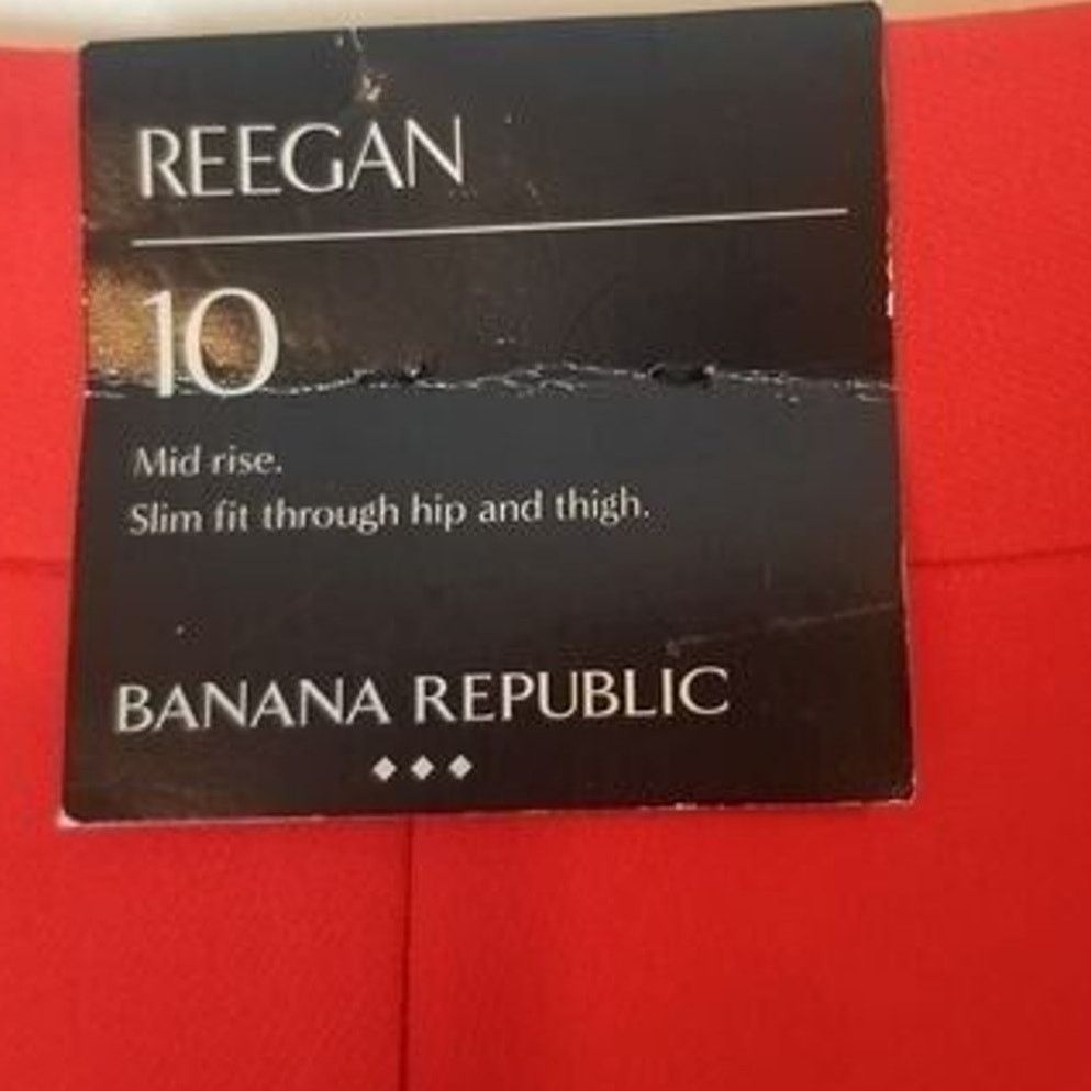 Banana Republic Banana Republic Womens Reegan Pants Sz 10 Mid Rise Slim Fit Size 32" / US 10 / IT 46 - 9 Thumbnail