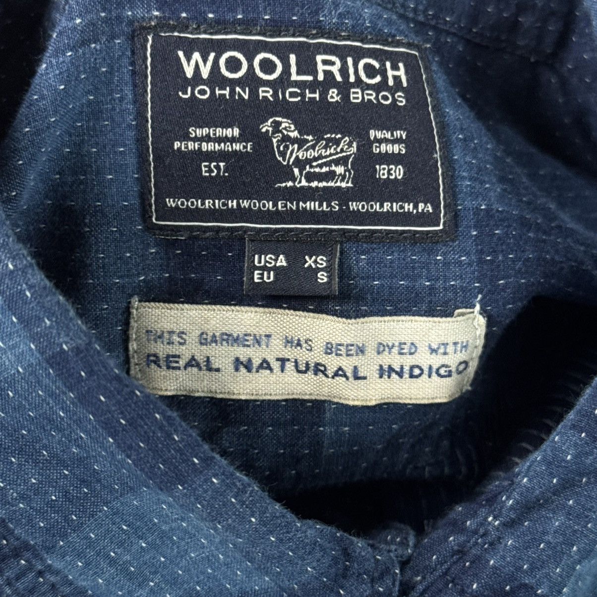 Woolrich Woolen Mills Woolrich Blue Check Flannel Shirt / Vintage 90s Gorpcore Size US XS / EU 42 / 0 - 7 Thumbnail