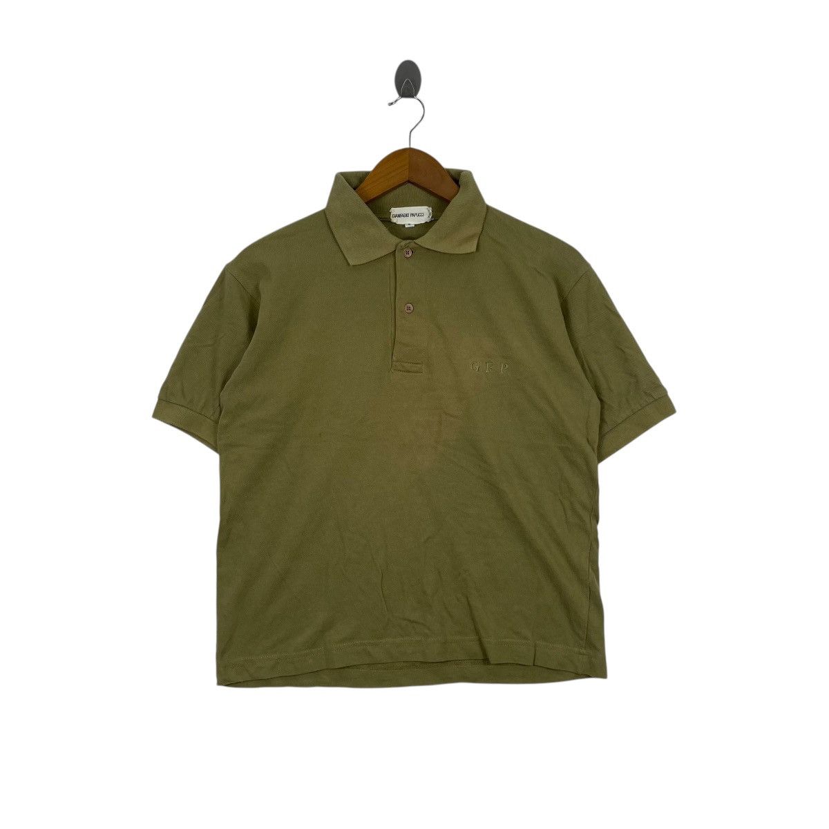 Vintage Gianfabio Papucci Polo Tee Shirt Size US S / EU 44-46 / 1 - 1 Thumbnail