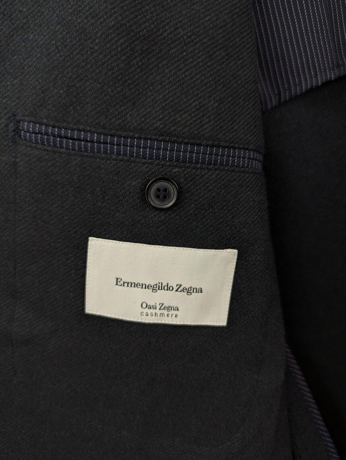 Ermenegildo Zegna ZEGNA OASI Sz US 48L Charcoal Grey 100% CASHMERE Blazer Size 48L - 2 Thumbnail