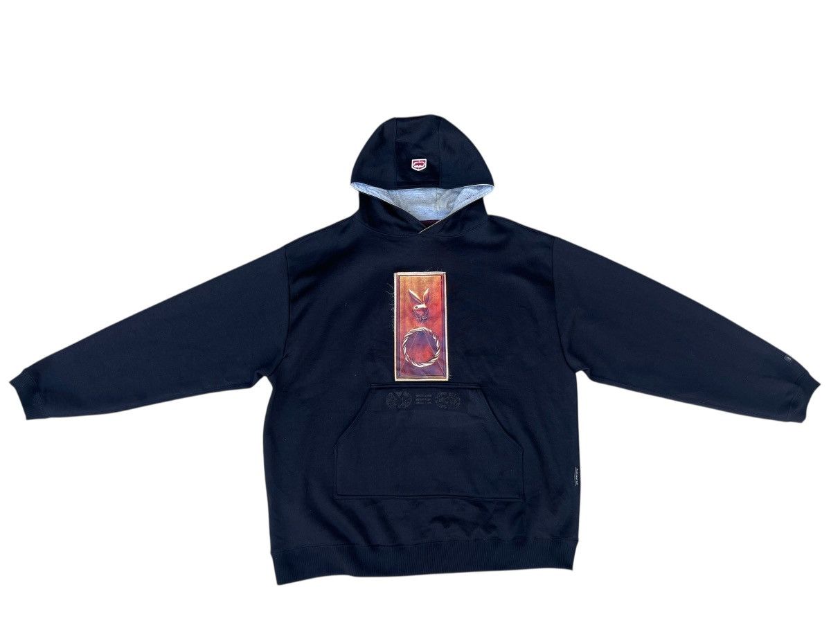 Ecko Unltd. SUPER RARE!! 90s Ecko X Playboy Big Logo Hoodie Size XXL Size US XXL / EU 58 / 5 - 11 Thumbnail