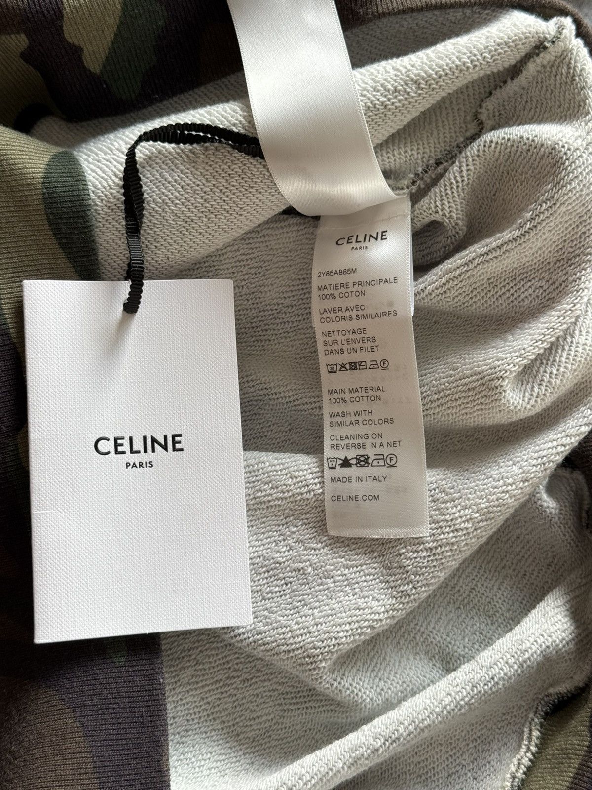 Celine Celine SS23 camouflage Hoody Size US S / EU 44-46 / 1 - 15 Thumbnail