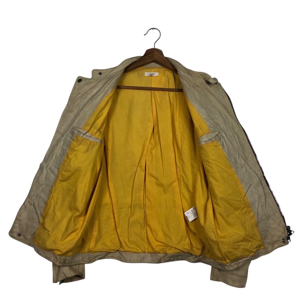 Japanese Brand Vintage Biker Leather Jacket Phase Riri Zipper Issey Miyake Size US S / EU 44-46 / 1 - 14 Thumbnail