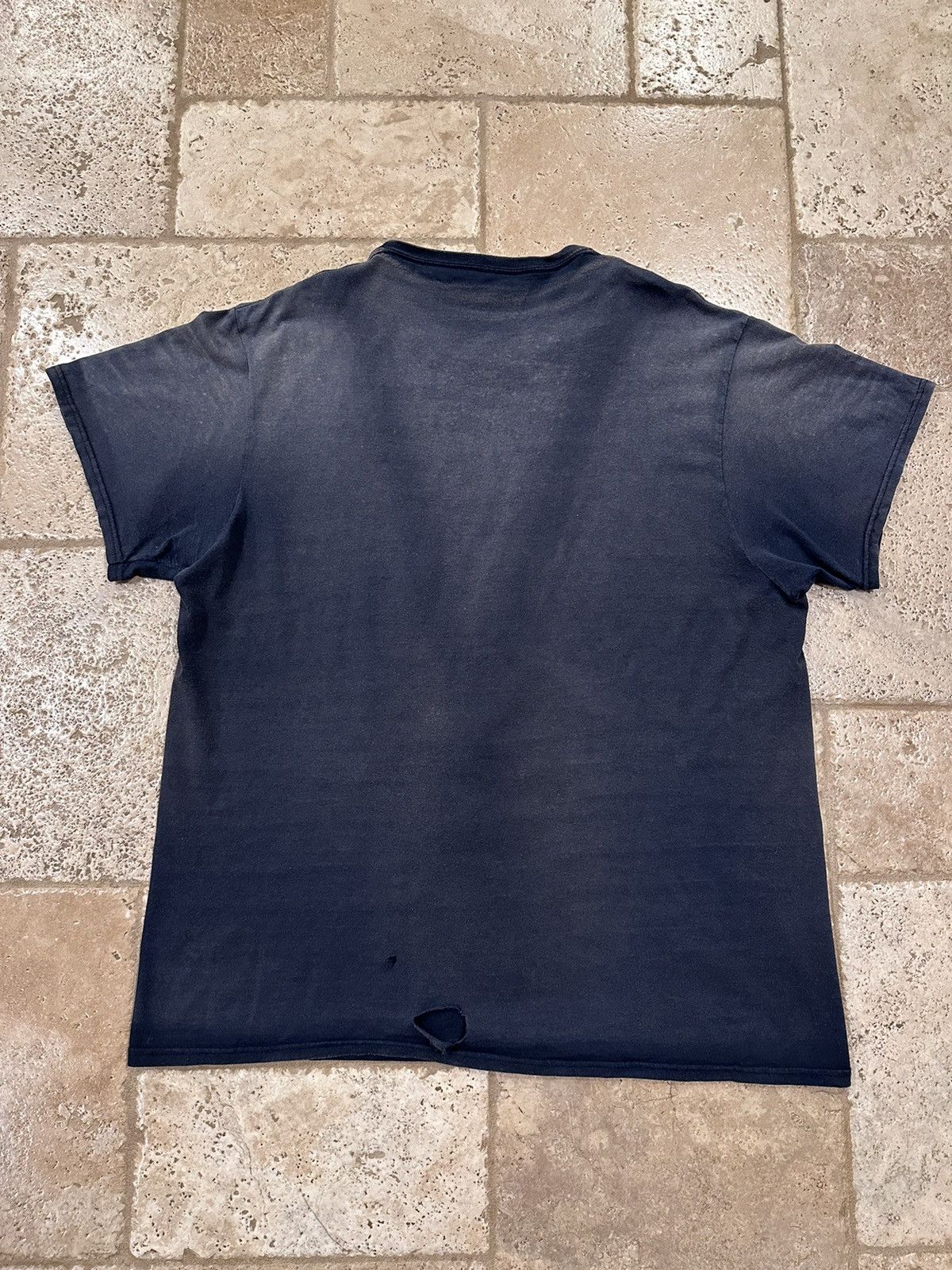 StraightFaded Vintage Blank Faded Black Late 90s Tee Size US XL / EU 56 / 4 - 10 Thumbnail