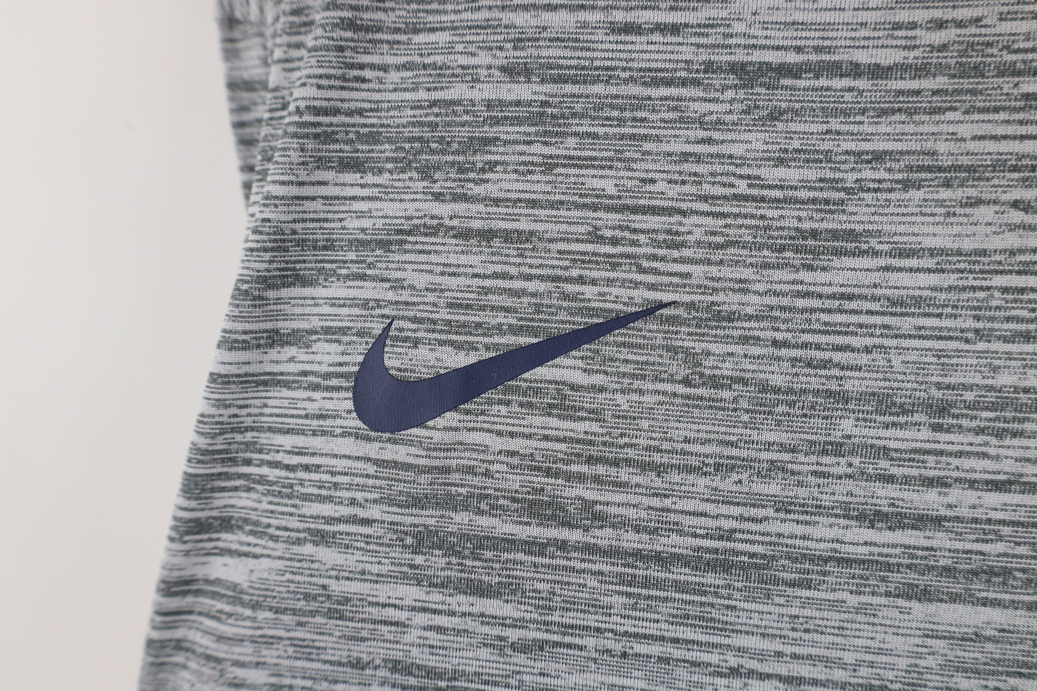 Nike × Vintage Nike University of Michigan Knit Long Sleeve T-Shirt Gray Size US M / EU 48-50 / 2 - 4 Thumbnail