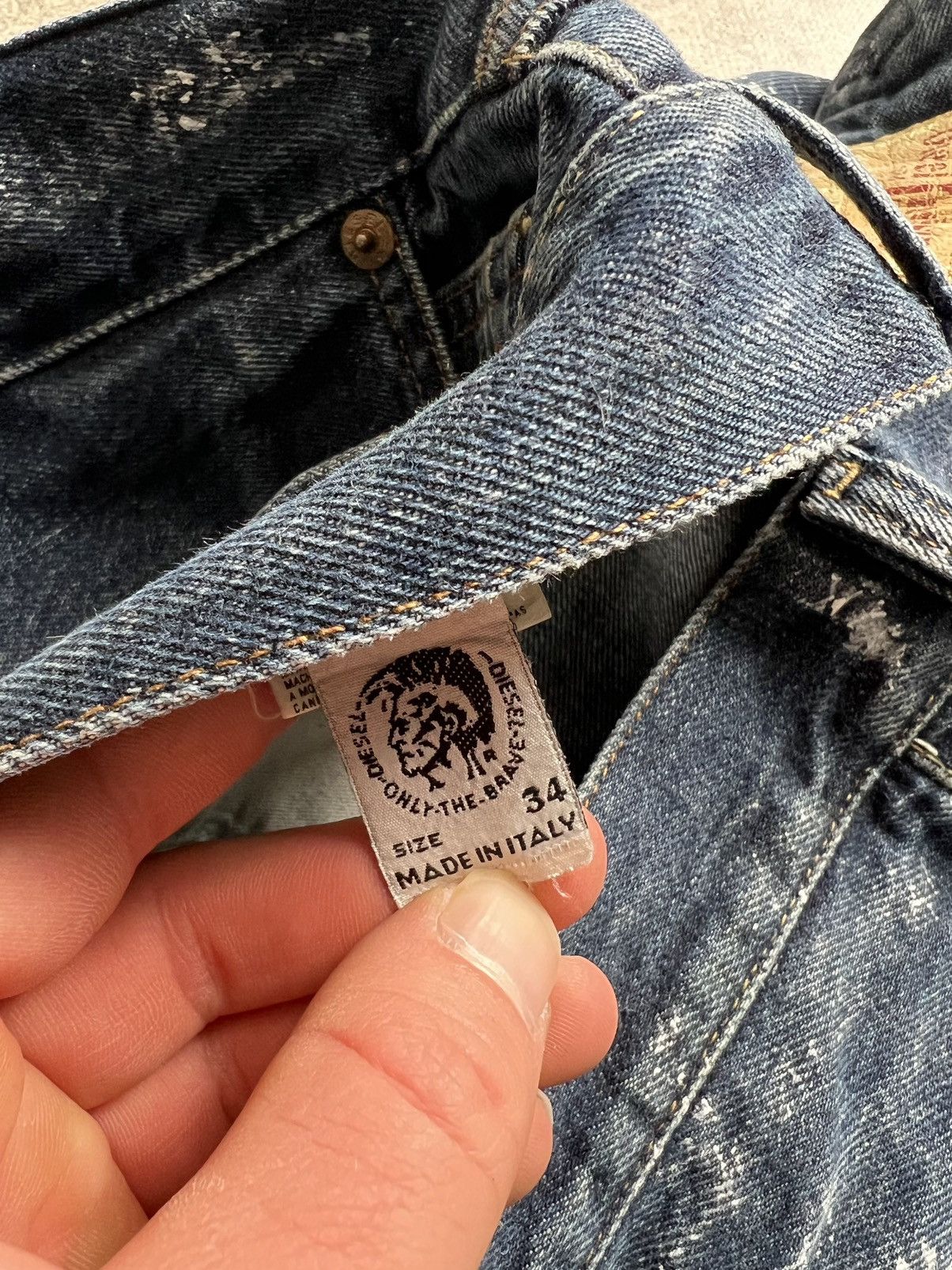 Diesel Diesel distressed painted washed jeans Size US 34 / EU 50 - 6 Thumbnail
