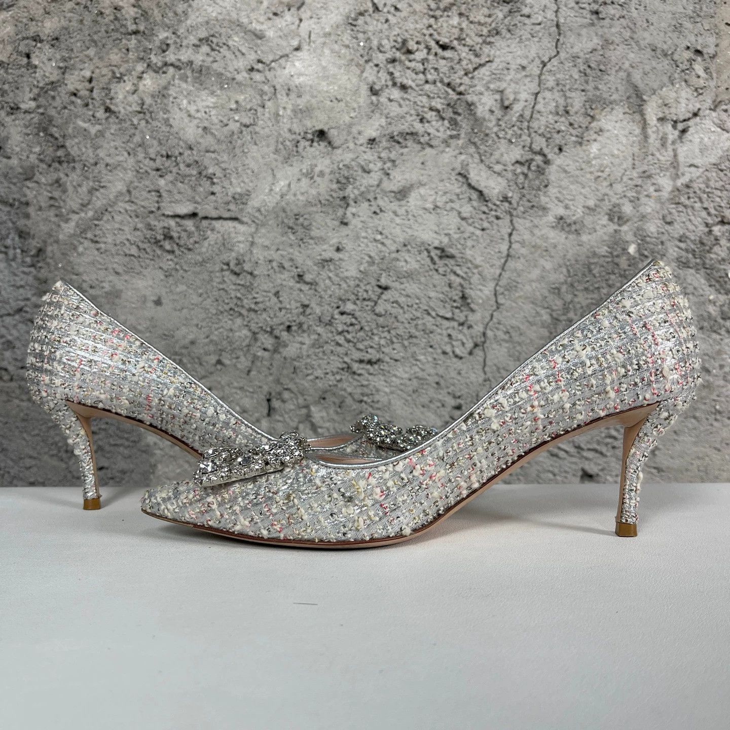 Roger Vivier Roger Vivier Crystal Buckle High Heels 36.5 Size US 6 / IT 36 - 6 Thumbnail