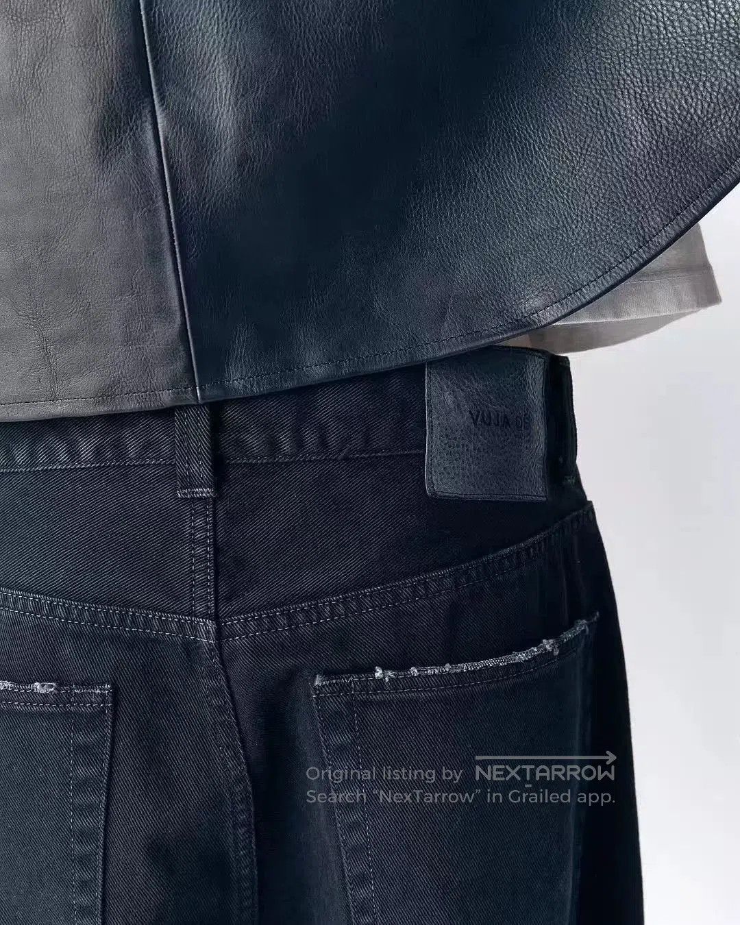 Vuja De relaxed-fit jeans in musou black. Size US 27 - 2 Thumbnail