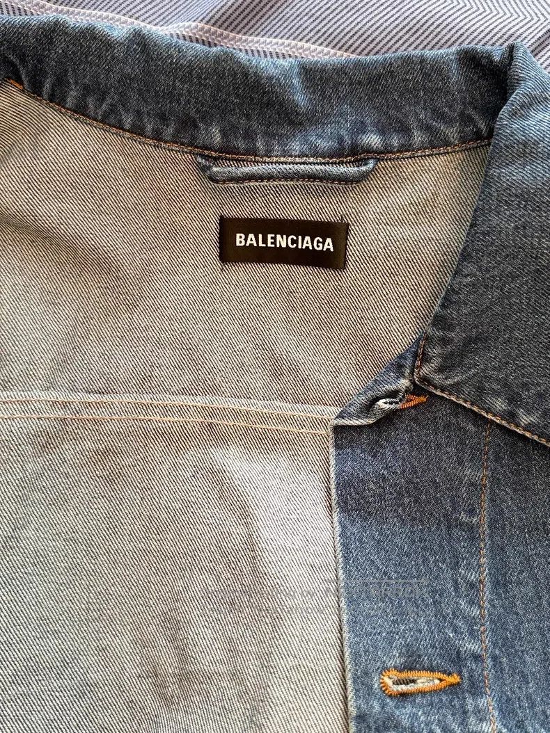 Balenciaga Balenciaga Denim Shirt Size US M / EU 48-50 / 2 - 3 Thumbnail