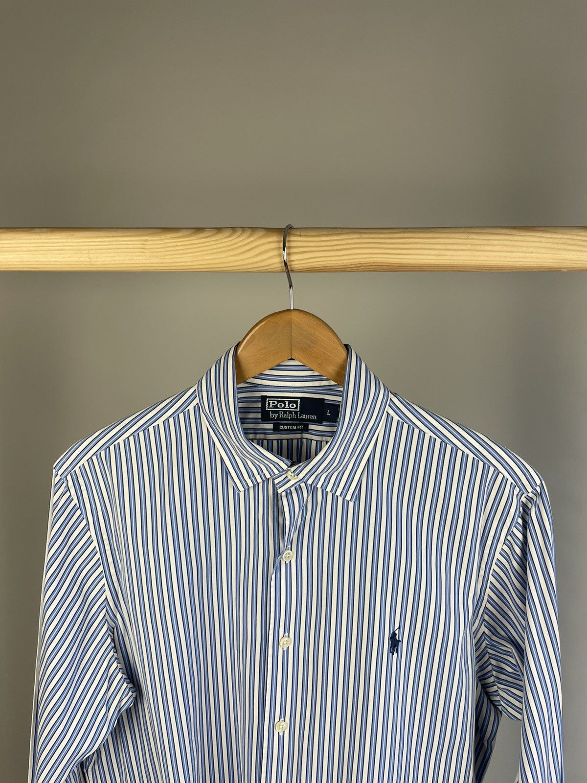Designer × Polo Ralph Lauren × Vintage Polo Ralph Lauren cotton striped shirt Size US L / EU 52-54 / 3 - 2 Thumbnail
