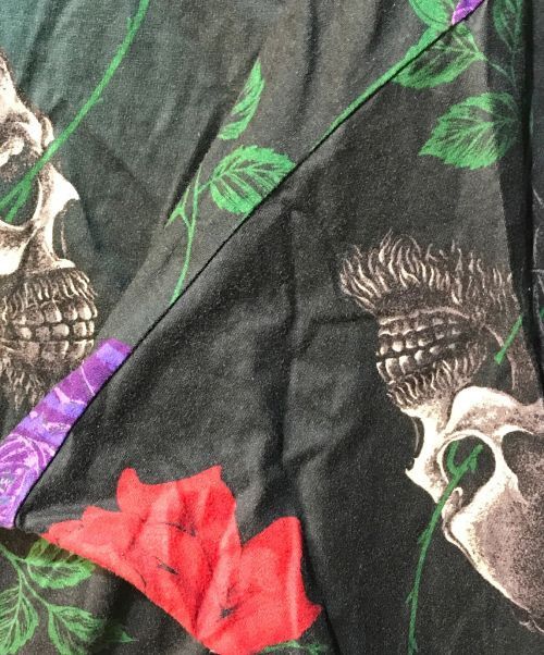 Yohji Yamamoto BLACK Scandal Yohji Yamamoto Skull & Rose Long Shirt Size US M / EU 48-50 / 2 - 3 Thumbnail