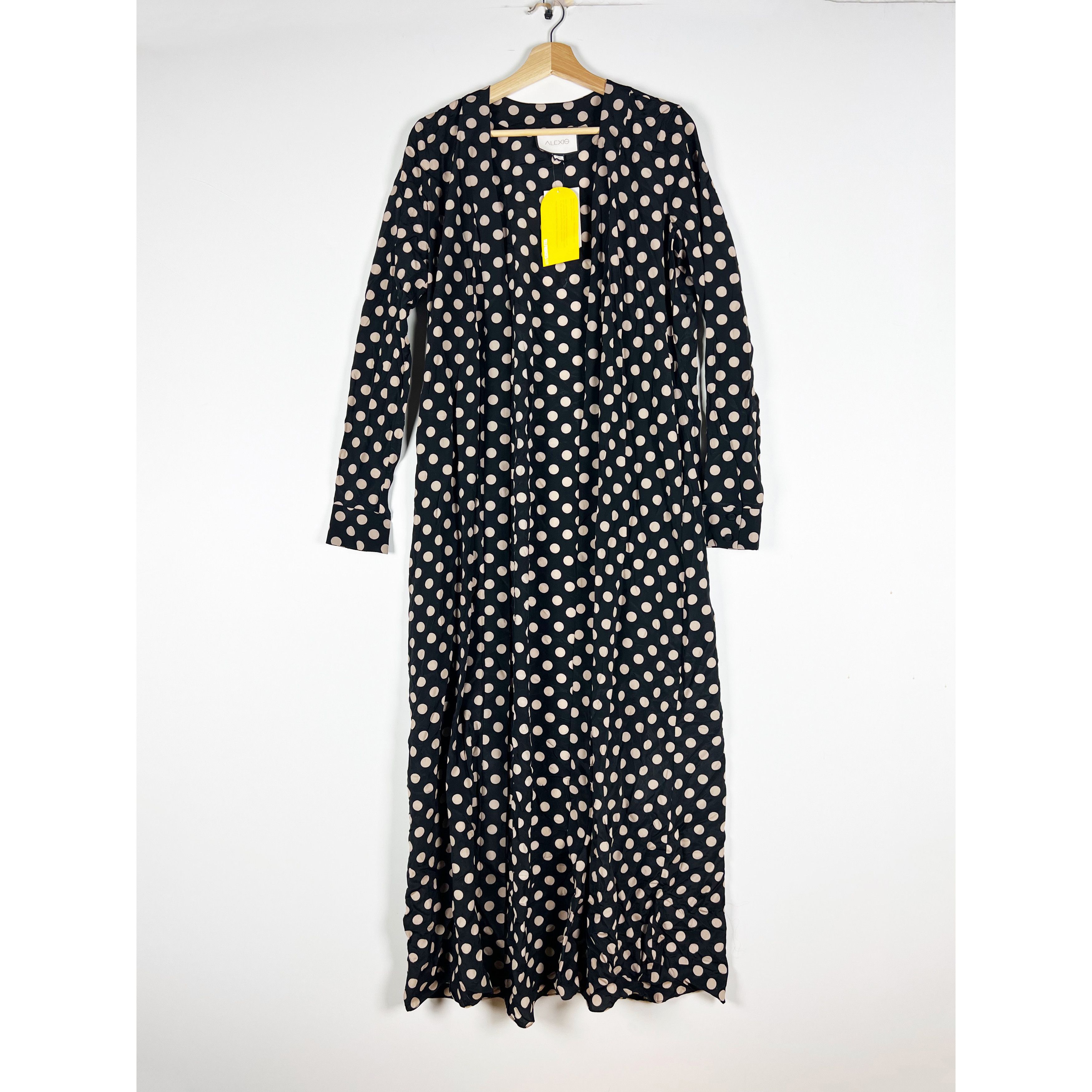 ALEXIS NEW Alexis Vidal Silk Chiffon Beige Polka Dot Size M / US 6-8 / IT 42-44 - 1 Thumbnail