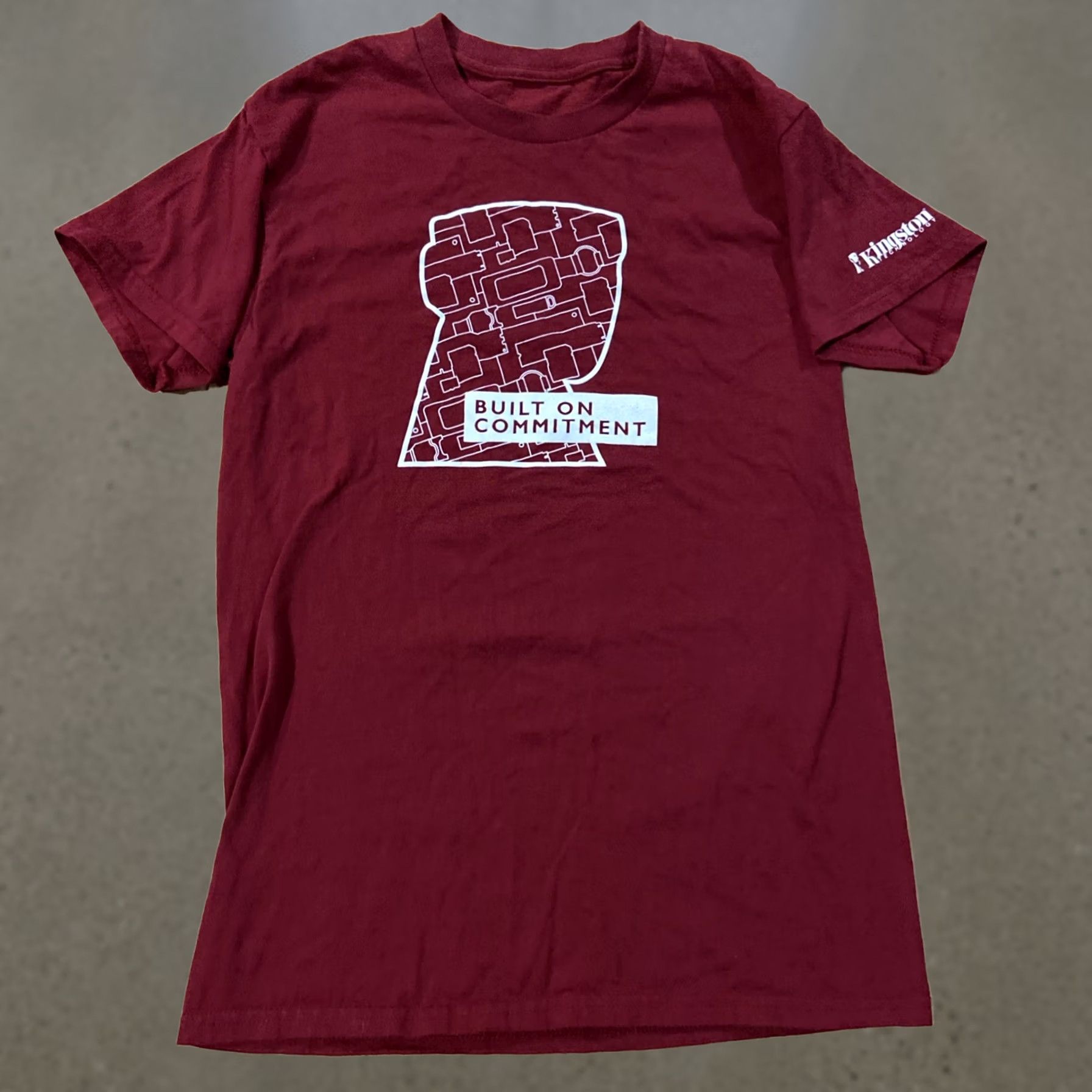 Gildan Gildan T-Shirt Men XS Red 90s Tech 100% Cotton Short Sleeve Crew Neck Heavyweight Size US S / EU 44-46 / 1 - 1 Thumbnail