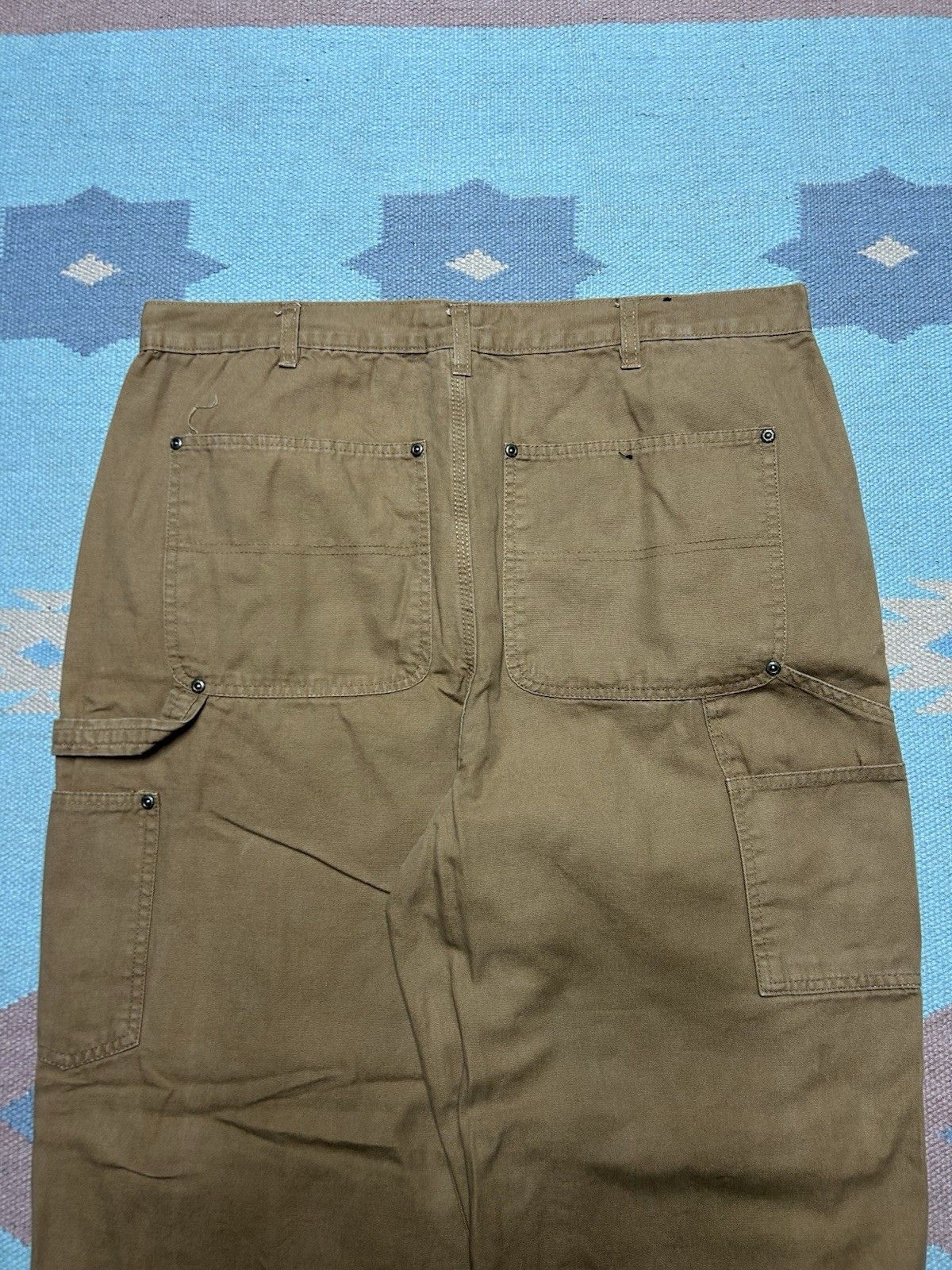 Vintage y2k double knee carpenter pants canvas skater baggy 35x29 Size US 35 - 7 Thumbnail