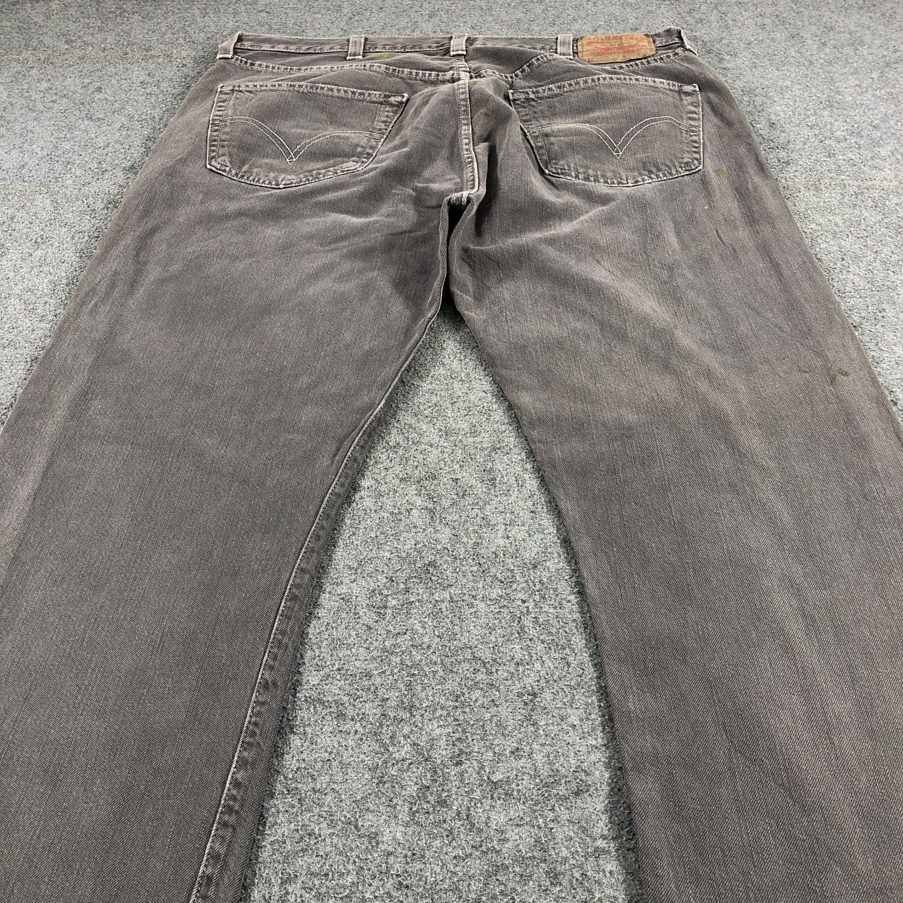 Levi's Vintage Faded Black Levis 501 Jeans-JM1667 Size US 38 / EU 54 - 4 Thumbnail