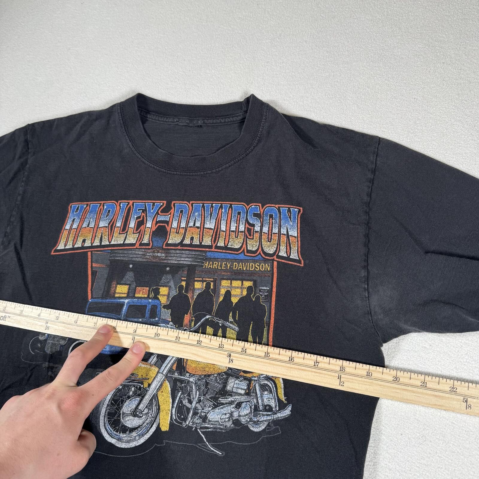 Harley Davidson Vintage Y2K Harley Davidson Retro Biker Heritage Tee Size US M / EU 48-50 / 2 - 5 Thumbnail