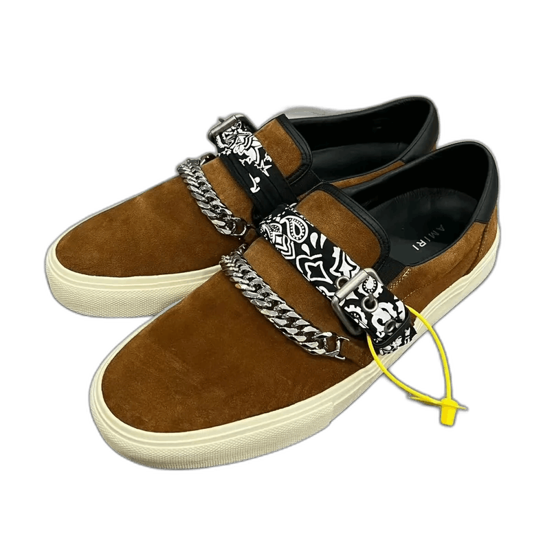Amiri Amiri Chain Pattern Slip-On Shoes Size 44-yf Size US 10 / EU 43 - 1 Thumbnail