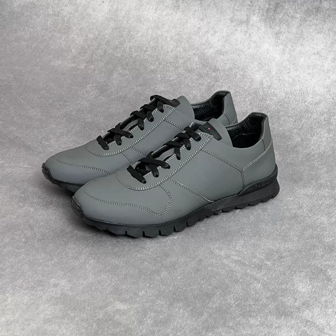 Kiton Kiton Casual Gray Lowtop Sneakers 7 Men Size US 7 / EU 40 - 1 Thumbnail