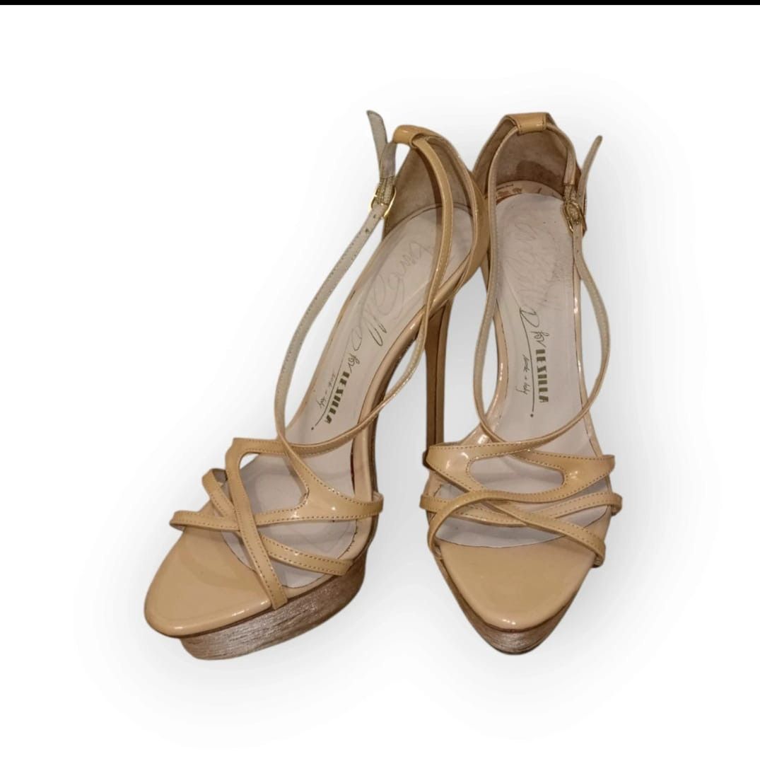 Le Silla High Heels Le Silla beige-cream size 37 (12cm) Size US 7 / IT 37 - 1 Thumbnail