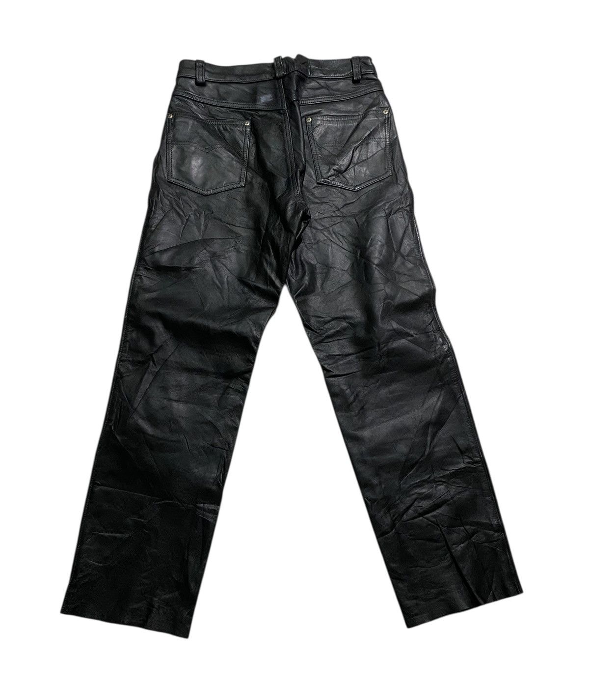 Schott Vintage Schott Leather Pants Size US 34 / EU 50 - 6 Thumbnail