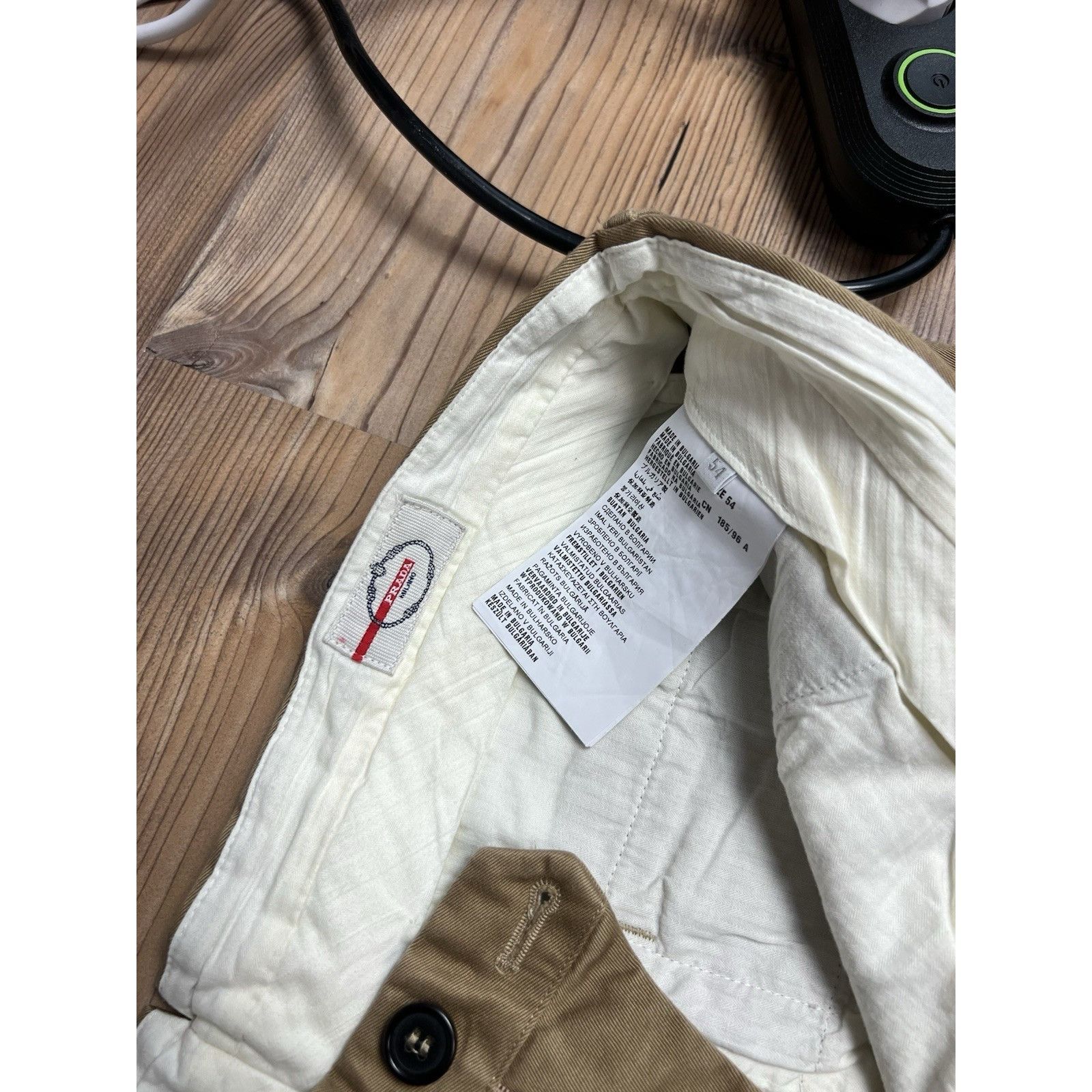 Prada Prada Milano Beige Tab Straight Chino Pants Size 54 Size US 38 / EU 54 - 10 Thumbnail