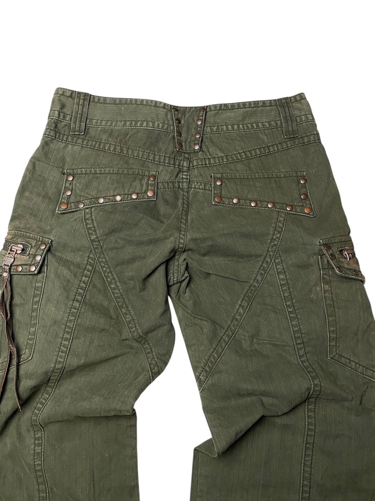 Hysteric Glamour 2000's DOHC Multipocket Studded Cargo Pants Size US 28 / EU 44 - 10 Thumbnail