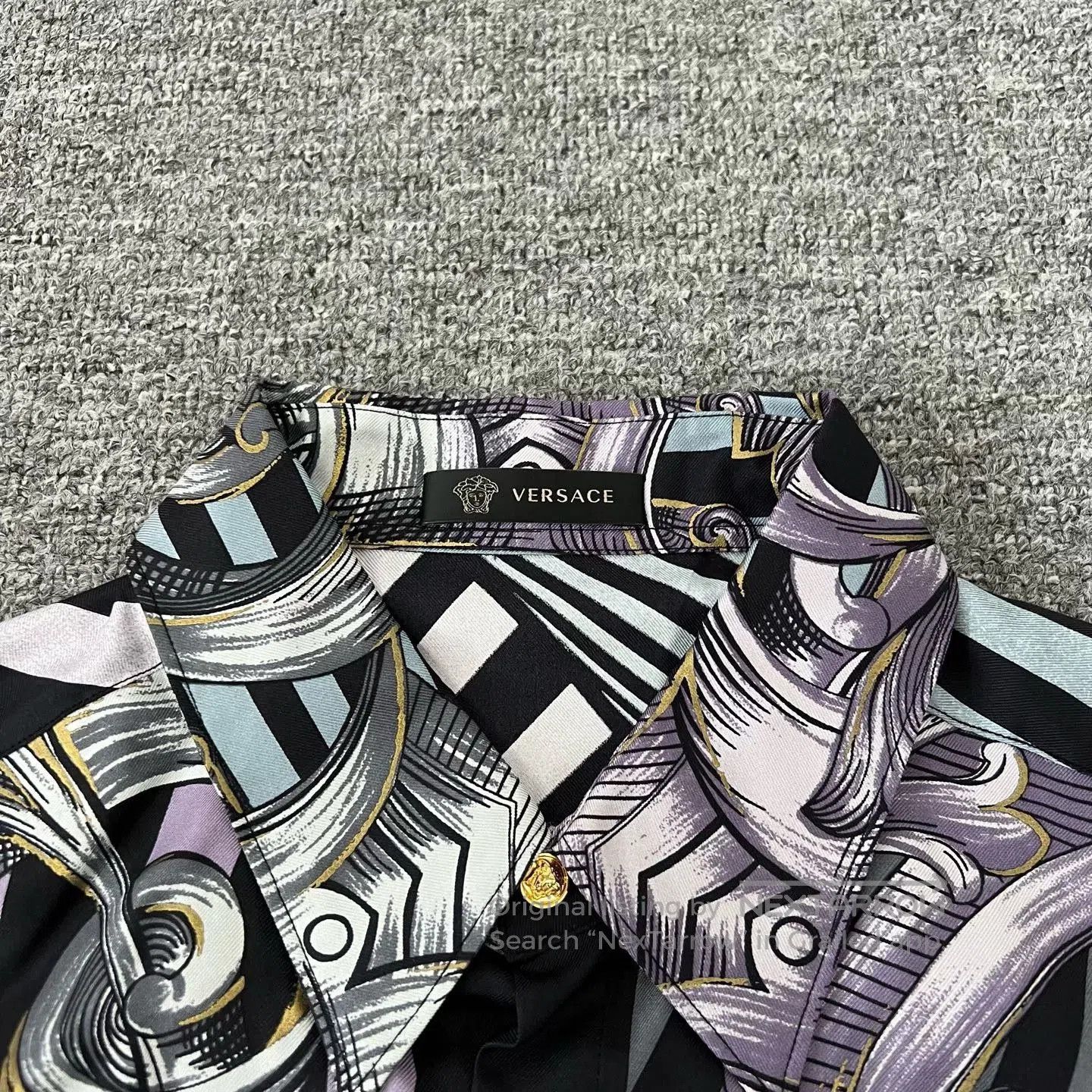 Versace Versace Runway Thorn Flower Silk Shirt. Size US M / EU 48-50 / 2 - 5 Thumbnail