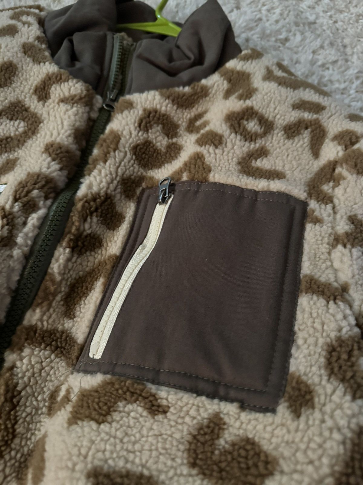 Japanese Brand Cheeta Print Fleece Bomber Size US M / EU 48-50 / 2 - 3 Thumbnail