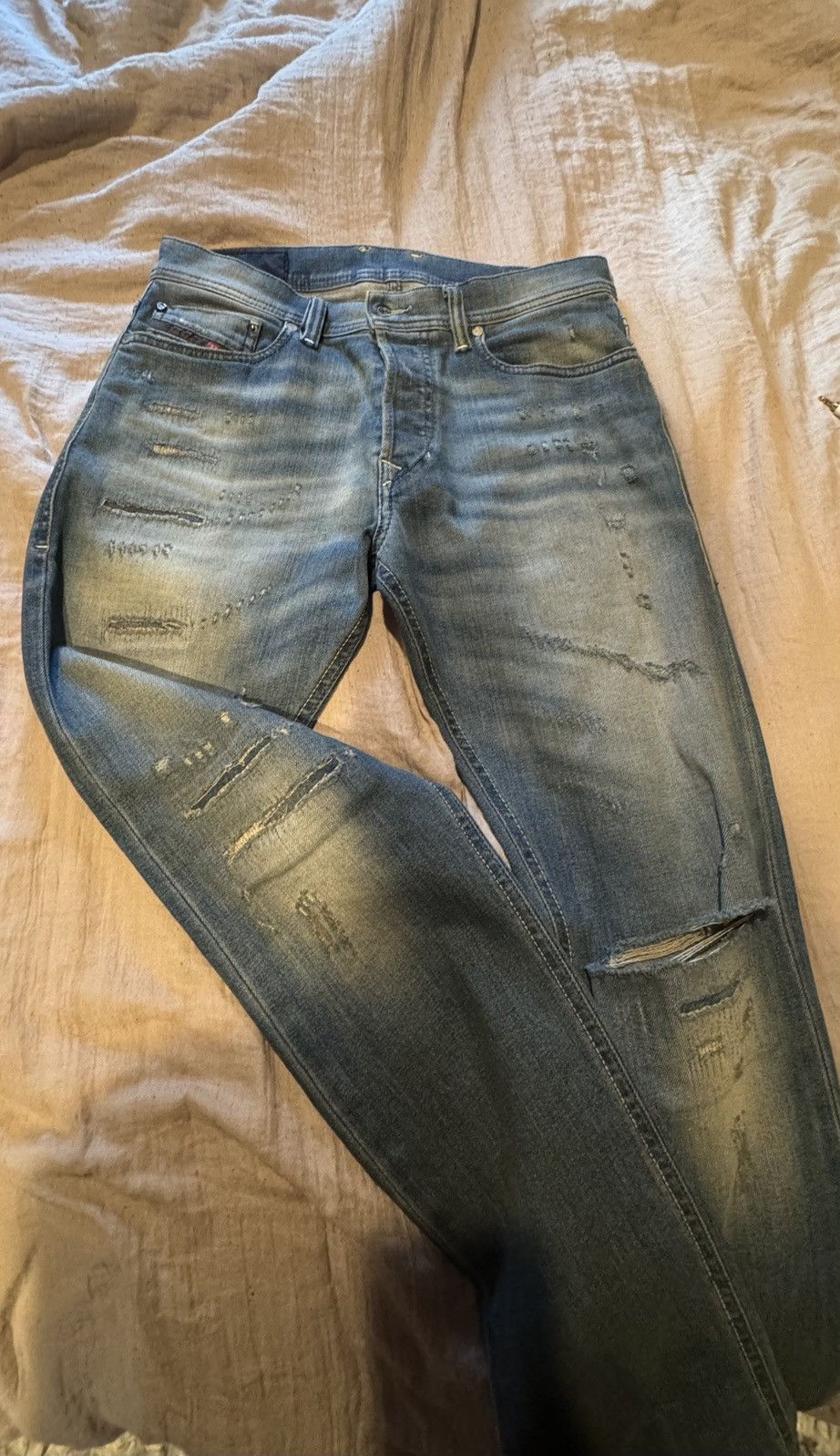 Diesel DIESEL denim jeans with small rips Size US 28 / EU 44 - 1 Thumbnail