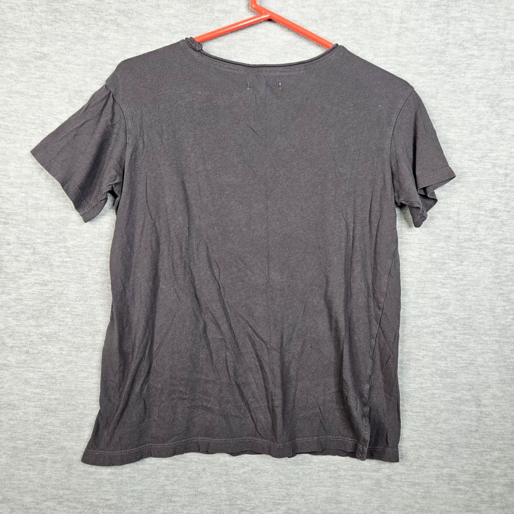 Madewell Madewell Women's Gray Short Sleeve Pocket Tee Size XXS Regular Cotton Blend T-Shirt, 2XS, Solid, Pullover, Basic Women's Top Size 24" / US 00 / IT 34 - 6 Thumbnail