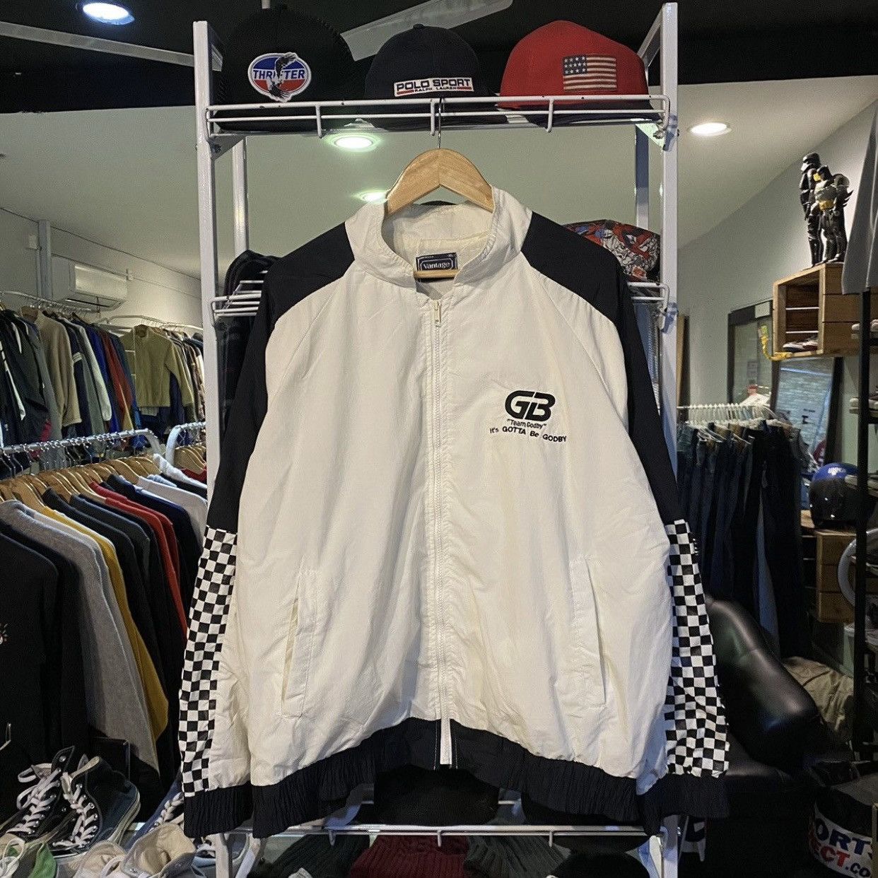 Vintage VINTAGE TEAM GODBY GRAND PRIX RACING MADE IN USA JACKETS Size US XL / EU 56 / 4 - 2 Thumbnail