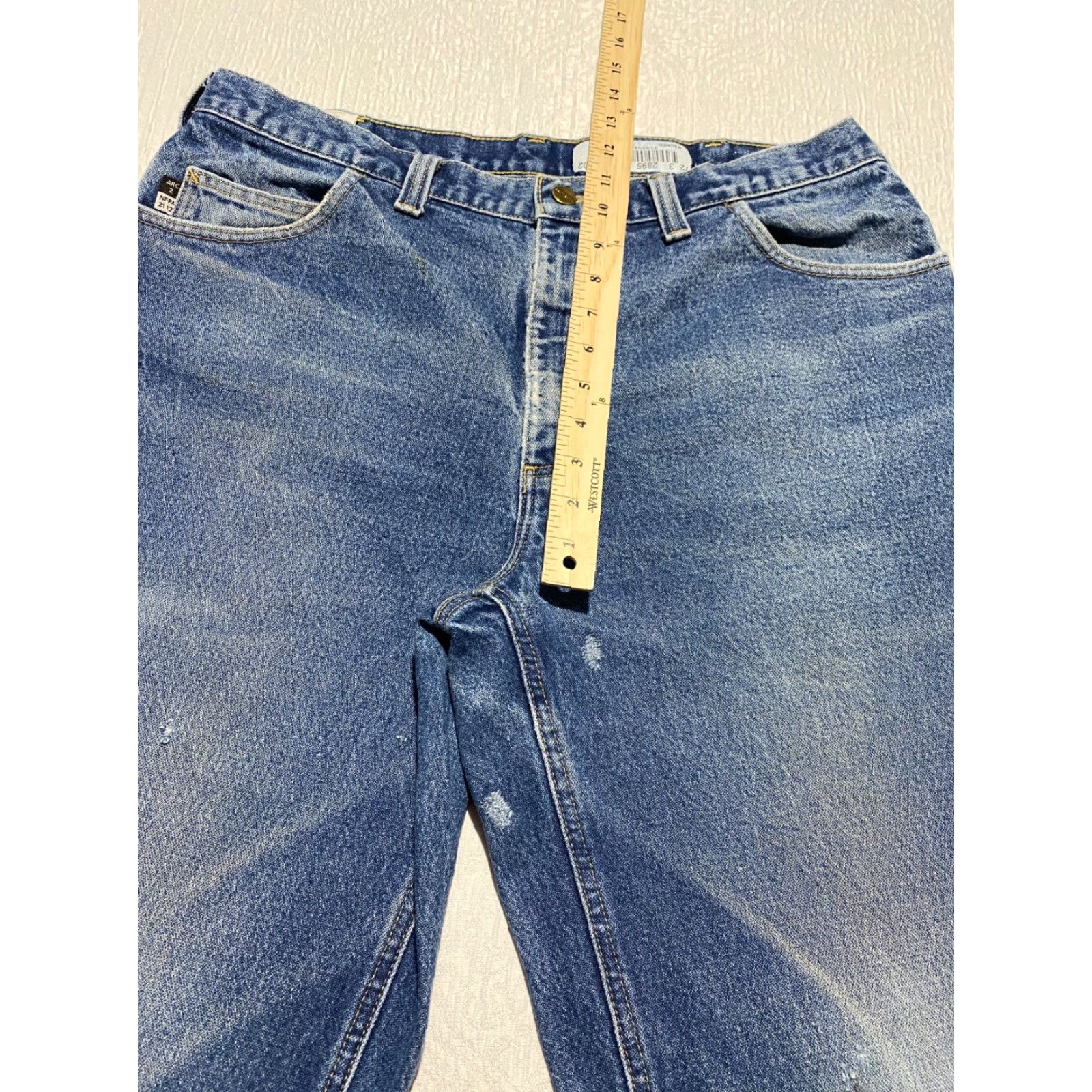 Carhartt VINTAGE Carhartt FR ARC2 NFPA2112 Men's Jeans 38x32 Blue Flame Resistant Size US 38 / EU 54 - 2 Thumbnail