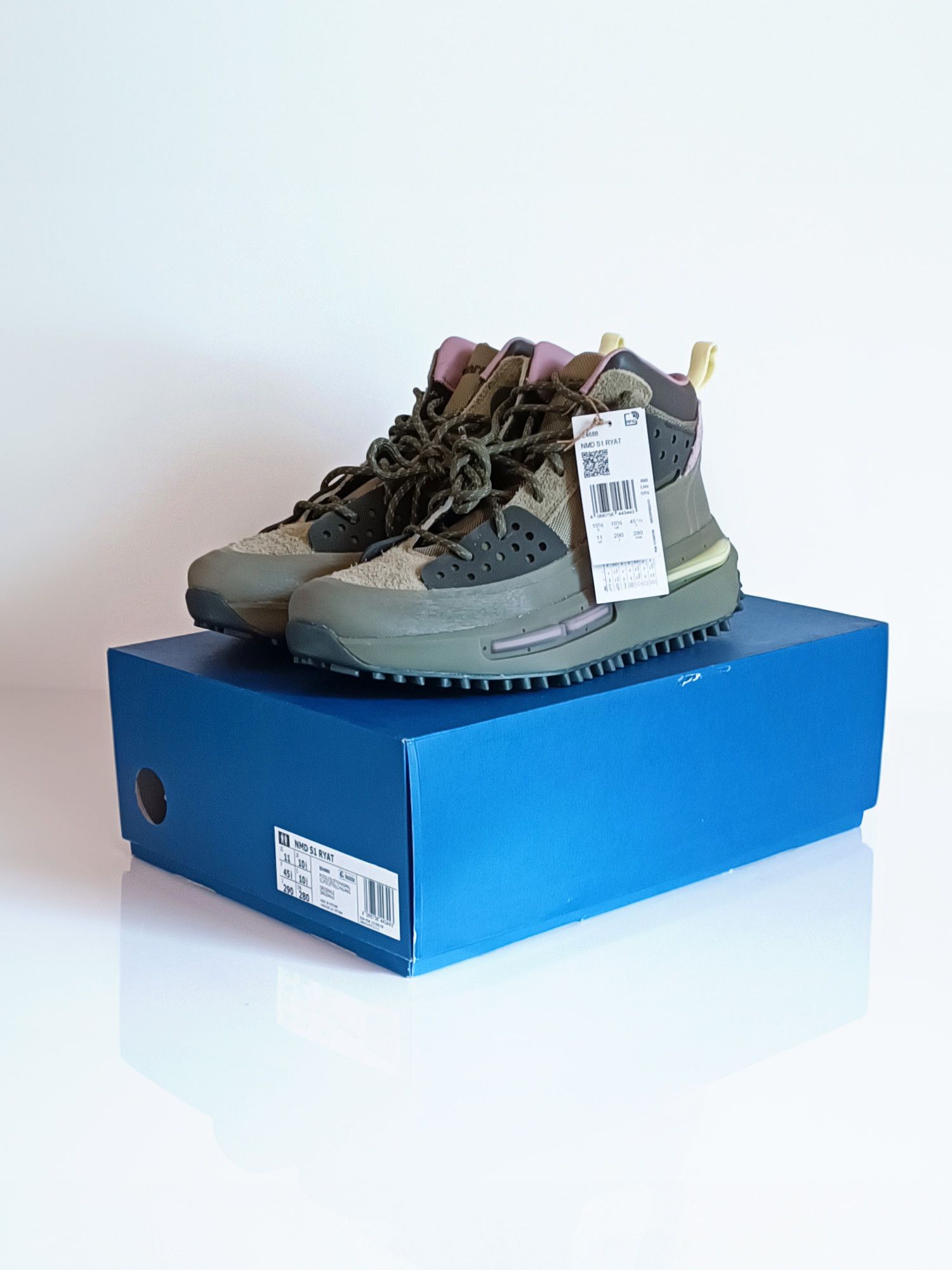 Adidas adidas Humanrace x Pharrell Williams Hu NMD S1 *Ryat* Size US 11 / EU 44 - 3 Thumbnail
