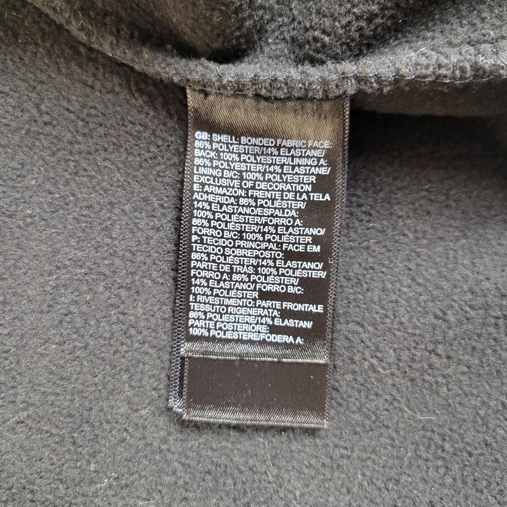 The North Face The North Face Jacket Mens XL Black Full Zip Softshell Windwall Apex Barrier Size US XL / EU 56 / 4 - 7 Thumbnail