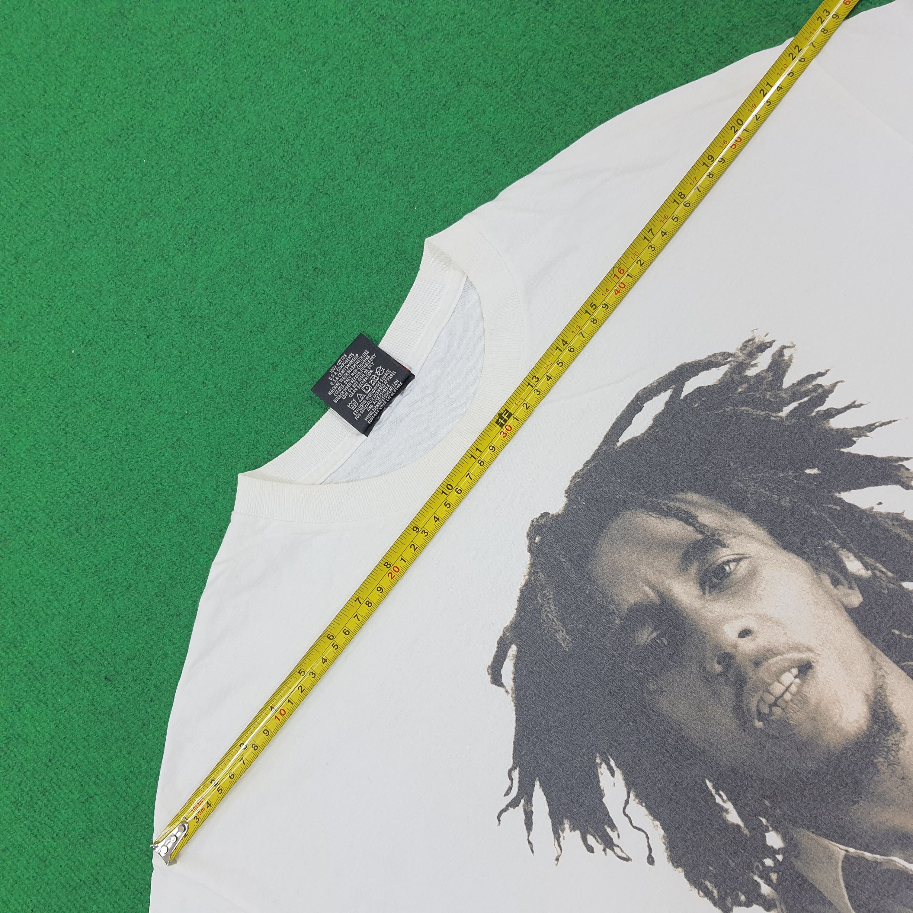 Bob Marley × Rap Tees × Vintage Vintage Bob Marley Reggae Singer Long Sleeve Tshirt Size US XL / EU 56 / 4 - 10 Thumbnail