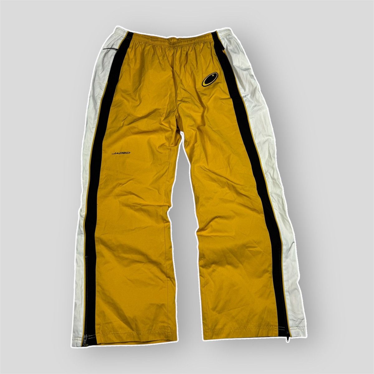 Jaded London Nylon Flared Pants Baggy
