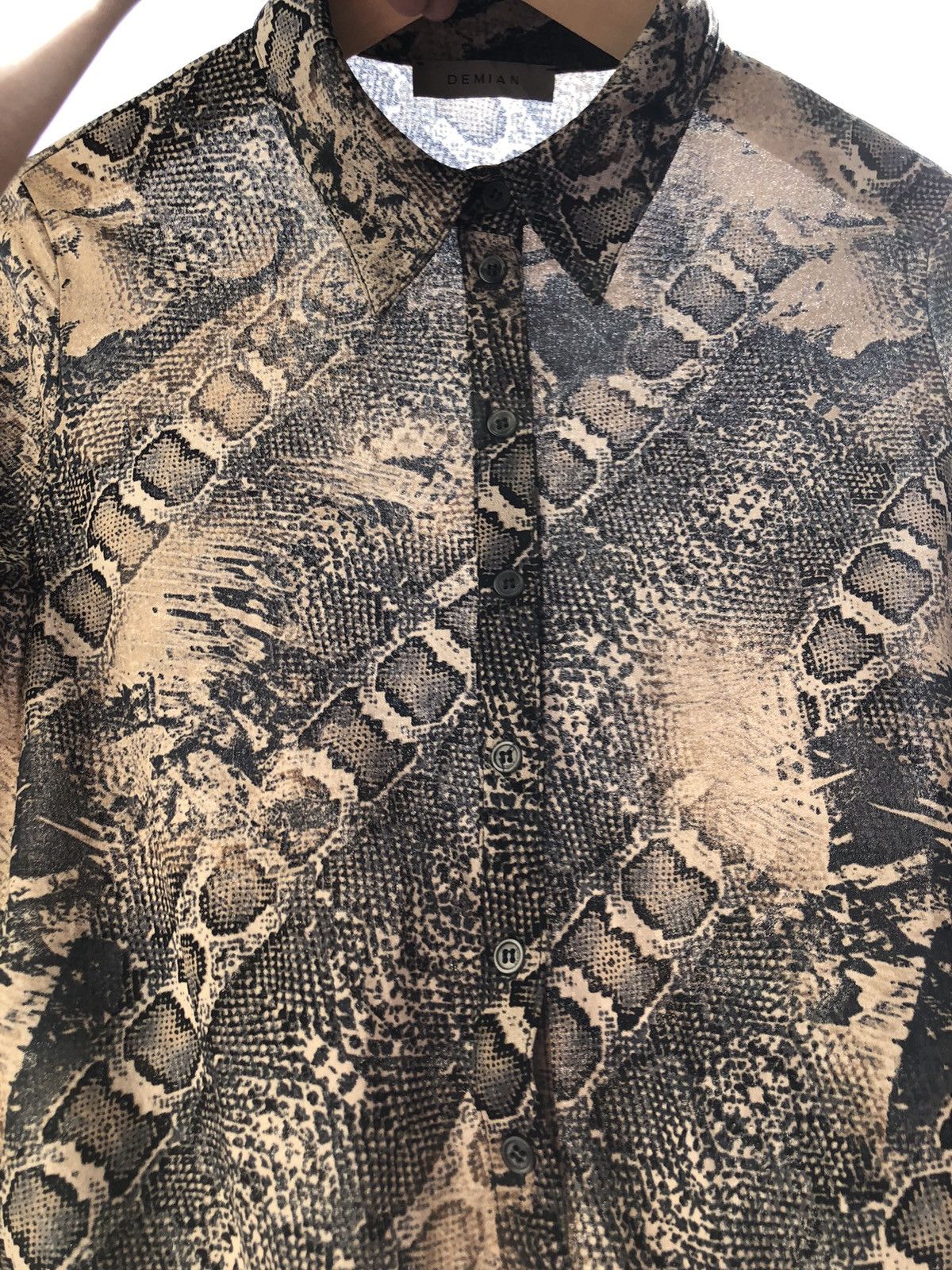 Vintage Demian Snake Skin Asian Style Korean & Japanese Vintage Size L / US 10 / IT 46 - 20 Thumbnail