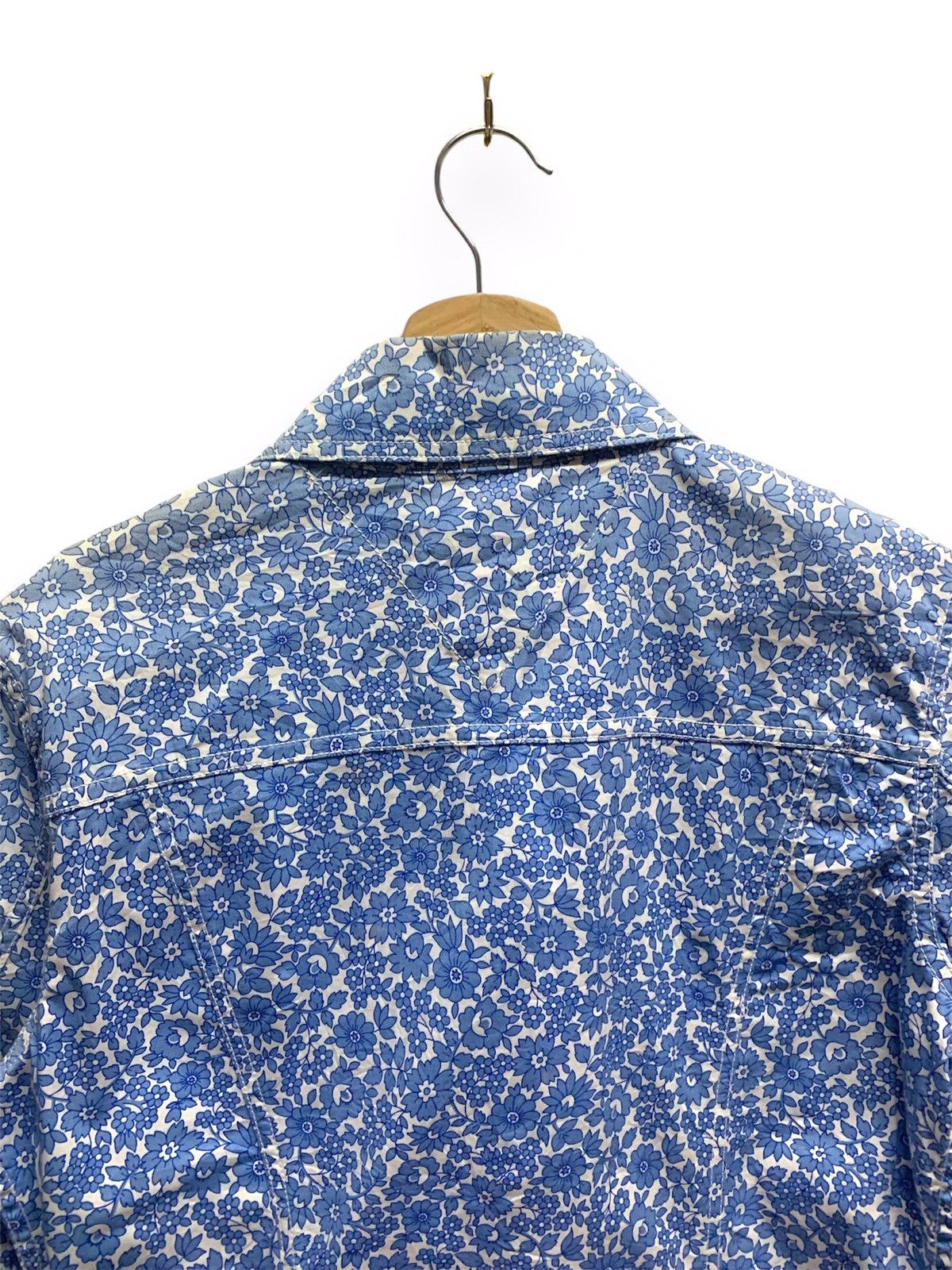 Tommy Hilfiger TOMMY HILFIGER Croptop Denim Jacket Fullprint Flower Size S / US 4 / IT 40 - 11 Thumbnail