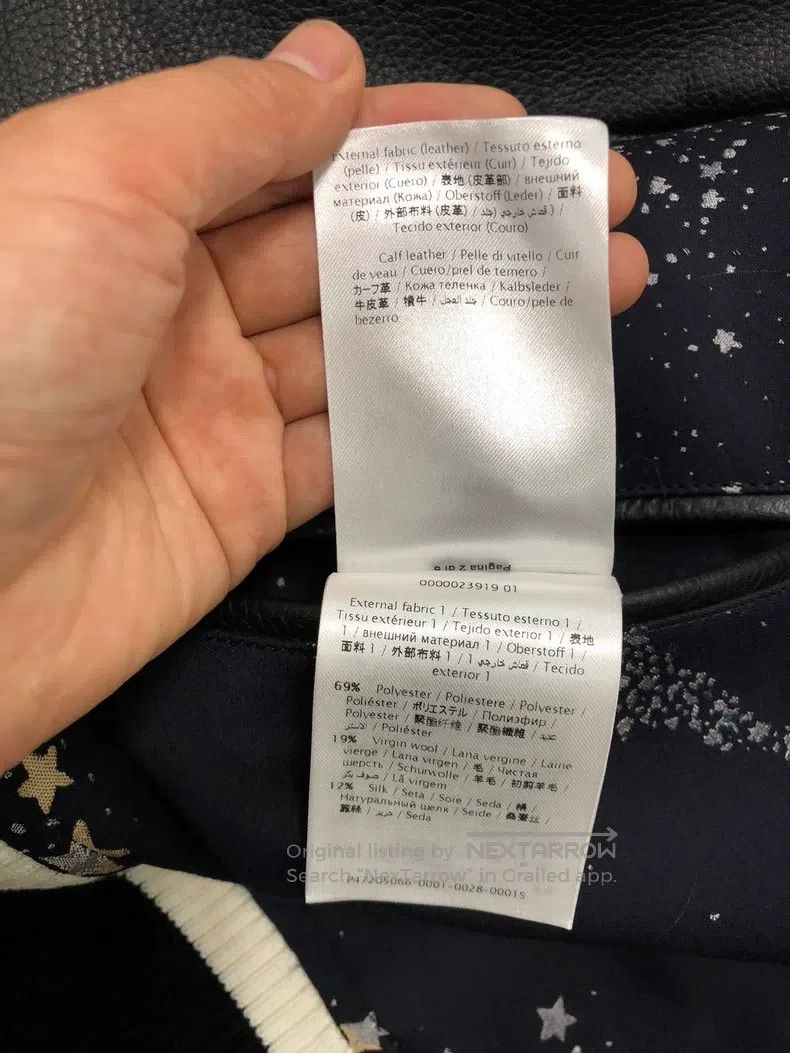 Valentino Valentino Cosmic Starry Sky Sheepskin Patchwork Jacket Size US S / EU 44-46 / 1 - 6 Thumbnail