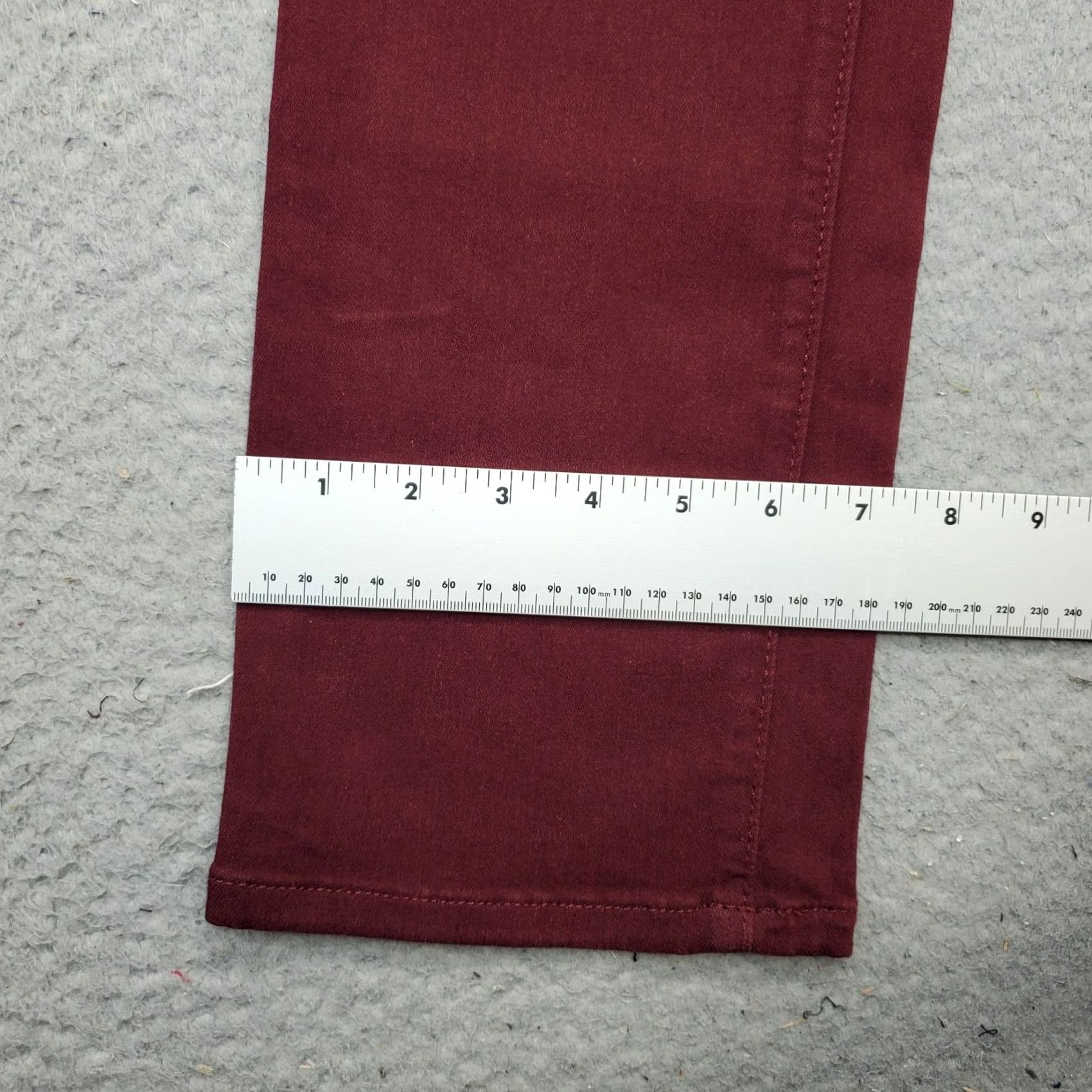 NYDJ NYDJ Marilyn Jeans Women's 0P Red Regular Fit Dark Wash 5-Pocket Straight Leg Size 25" / US 0 / IT 36 - 5 Thumbnail