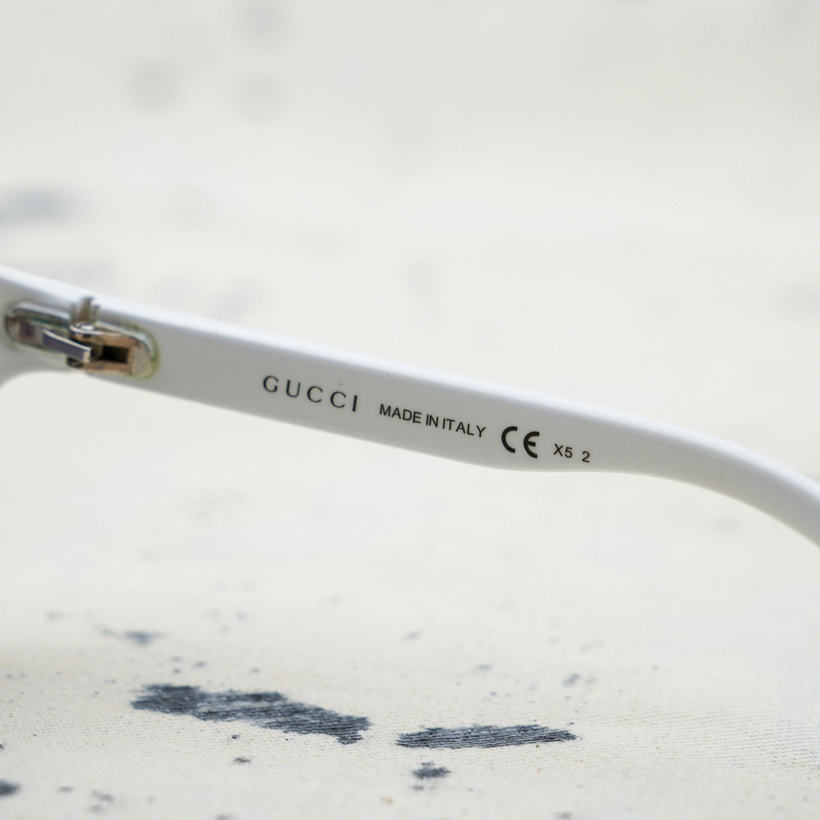 Gucci Gucci gg 3514 gradient shield mask white aviator sunglasses Size ONE SIZE - 6 Thumbnail