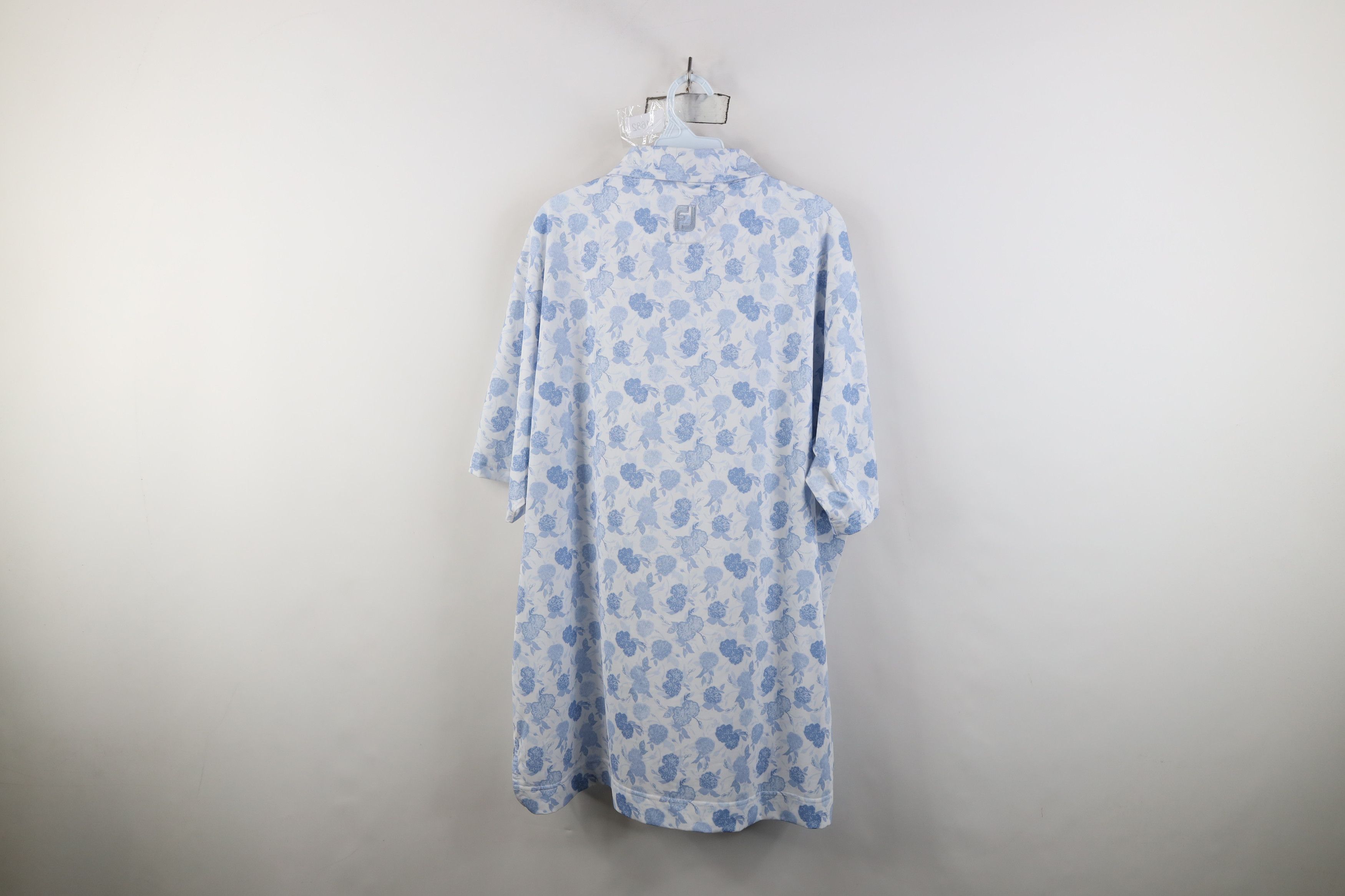 Footjoy FootJoy Flower All Over Print Collared Golf Polo Shirt Size US XL / EU 56 / 4 - 12 Thumbnail