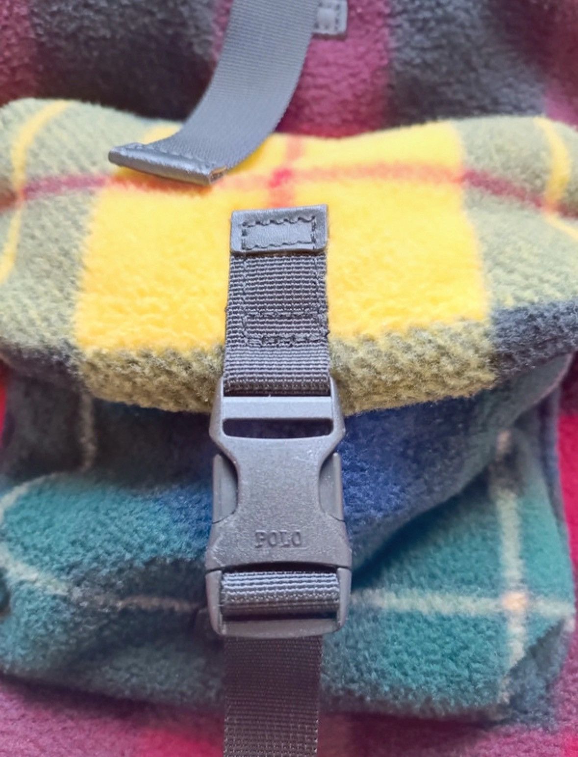 Palace × Polo Ralph Lauren Palace X Polo Ralph Lauren Fleece Backpack Size ONE SIZE - 6 Thumbnail