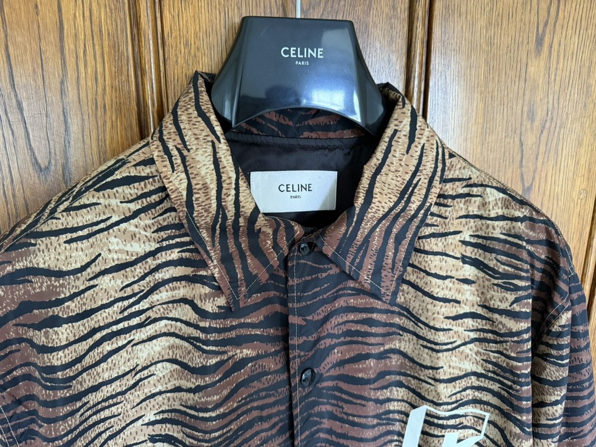 Celine $1.9k Celine tiger animal logo print coach jacket S M L Hedi Size US M / EU 48-50 / 2 - 17 Thumbnail