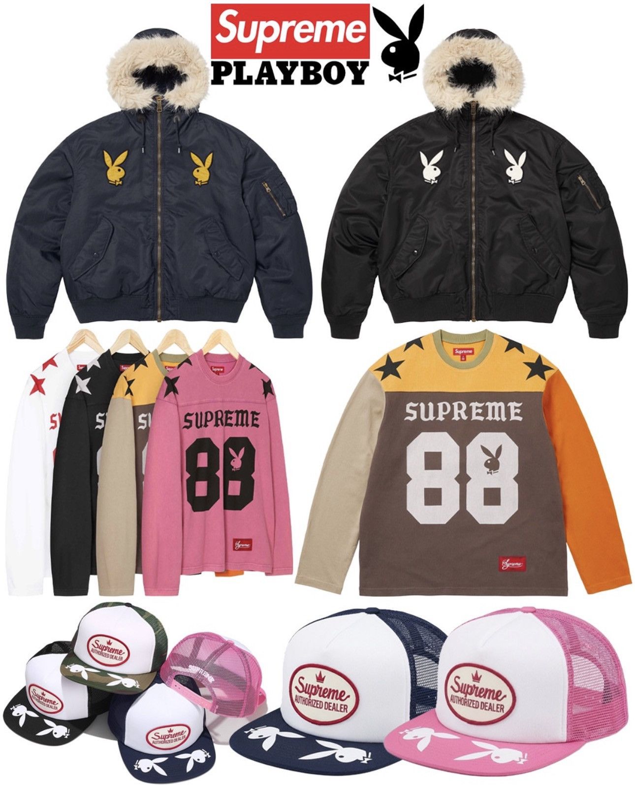 Playboy × Supreme Supreme x Playboy Mesh Back 5-Panel SS26/W3 Size ONE SIZE - 17 Thumbnail