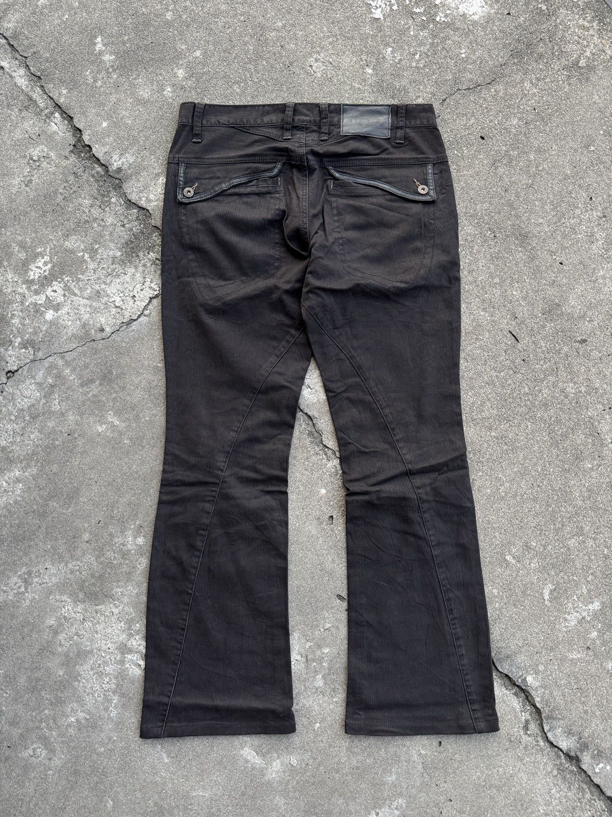 Japanese Brand Morgan Homme Flare Pants Size US 34 / EU 50 - 9 Thumbnail