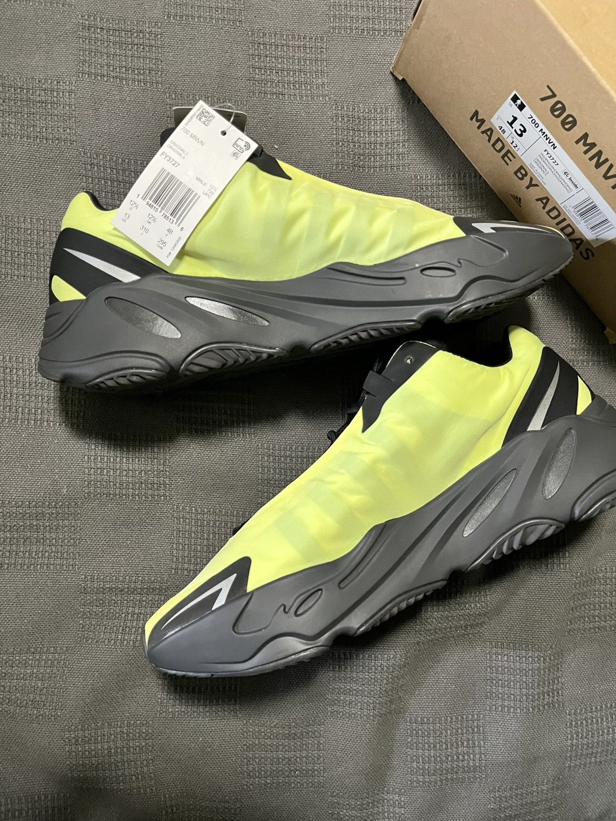 Adidas × Kanye West Adidas Yeezy Boost 700 MNVN, Phosphor Size US 13 / EU 46 - 2 Thumbnail