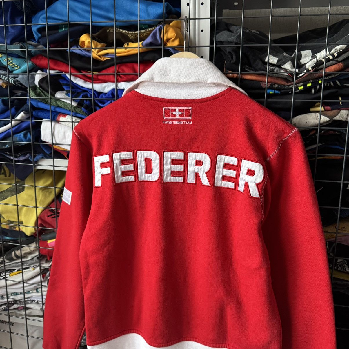 Vintage Vintage Federrer Switzerland Hi-Pro ATP World Tours Jacket Size US S / EU 44-46 / 1 - 6 Thumbnail