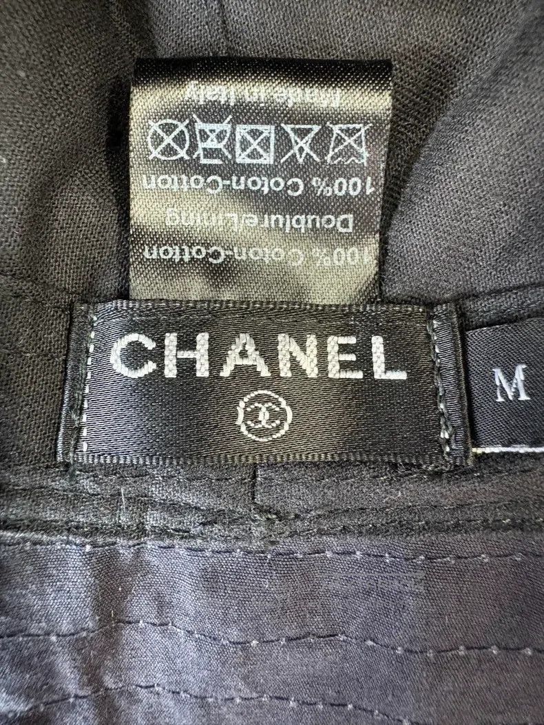 Chanel Chanel Dark blue big brim dress collar design fisherman's Size ONE SIZE - 8 Thumbnail