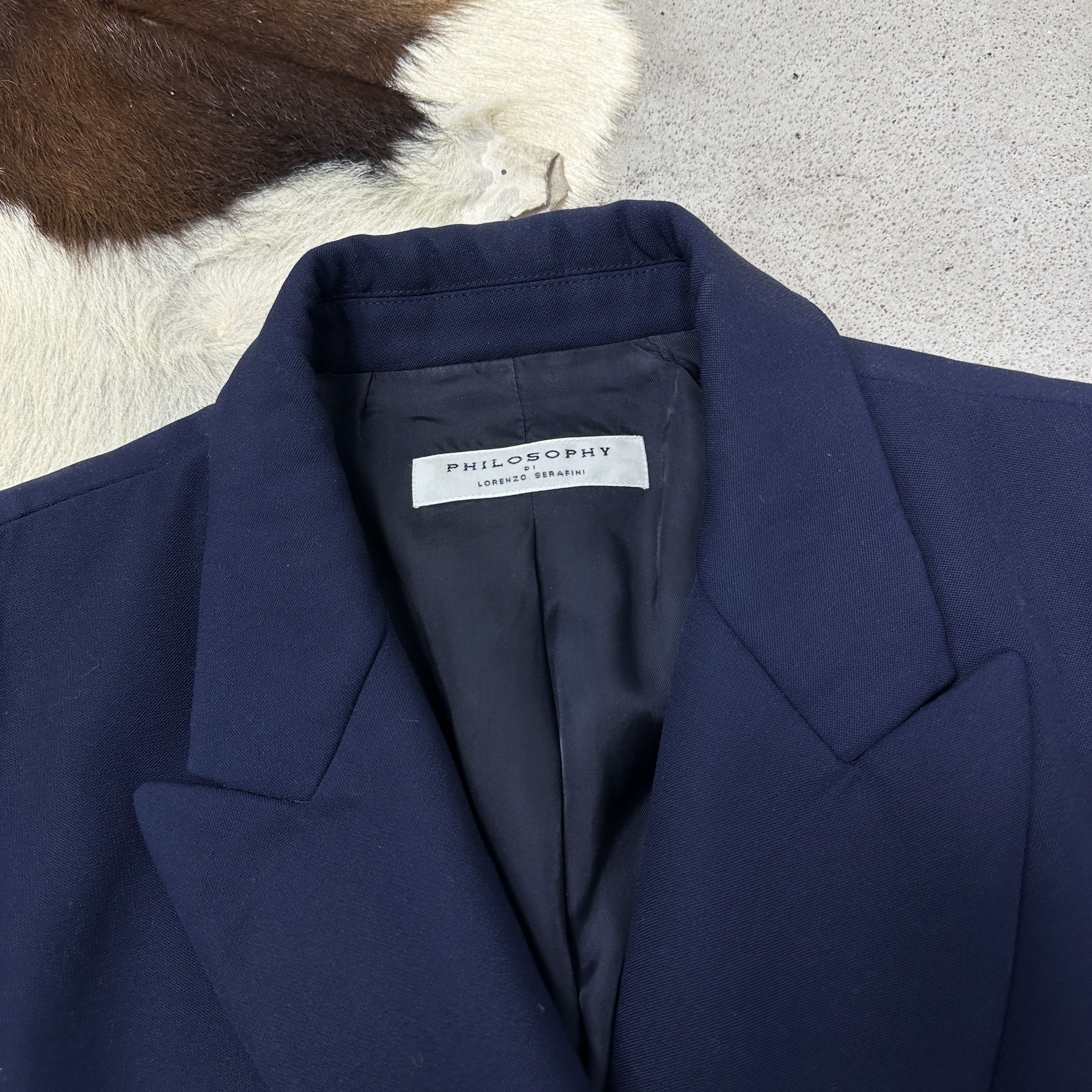 Philosophy di Lorenzo Serafini Vintage Cropped Philosophy Di Lorenzo Serafini Blazer 00s Size M / US 6-8 / IT 42-44 - 3 Thumbnail